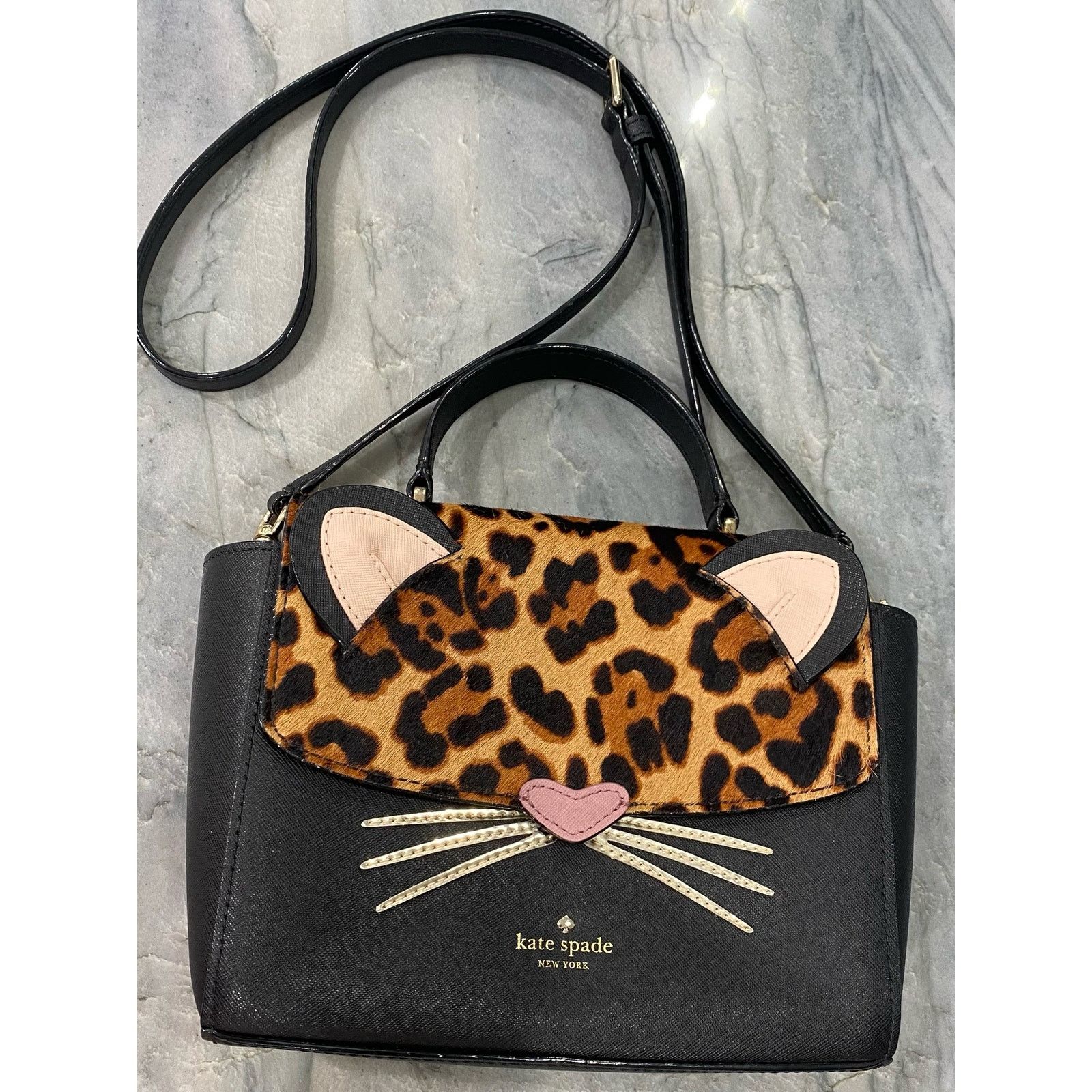 Kate discount Spade New York Run Wild Leopard Kerrie Satchel