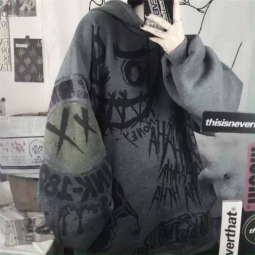 Japanese Brand Hamaoka x Jyoge Funny Punk Hoodies Size US XXL / EU 58 / 5 - 7 Thumbnail