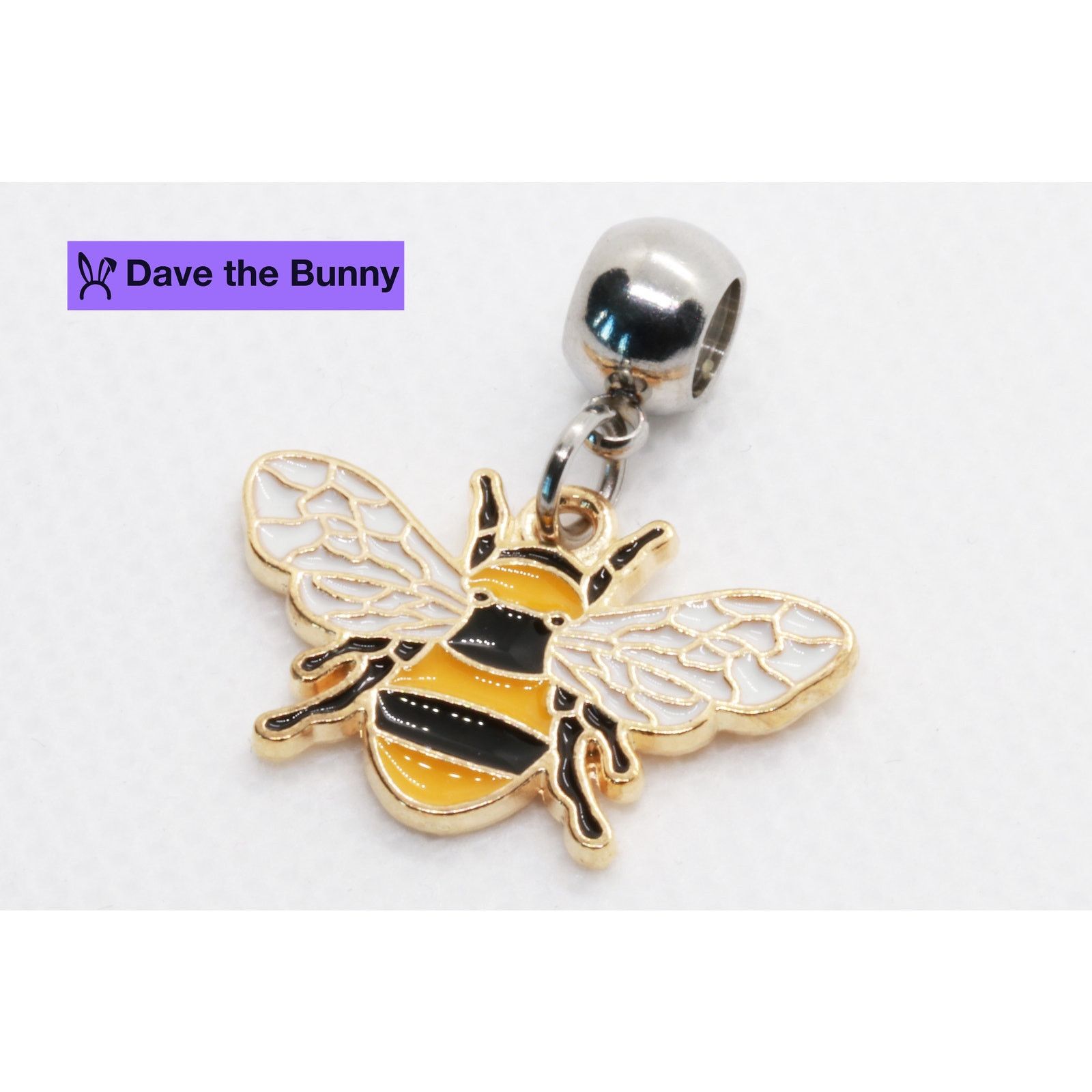 & Other Stories Bee Charms - Bee Decor Stainless Steel Connector Size ONE SIZE - 3 Thumbnail