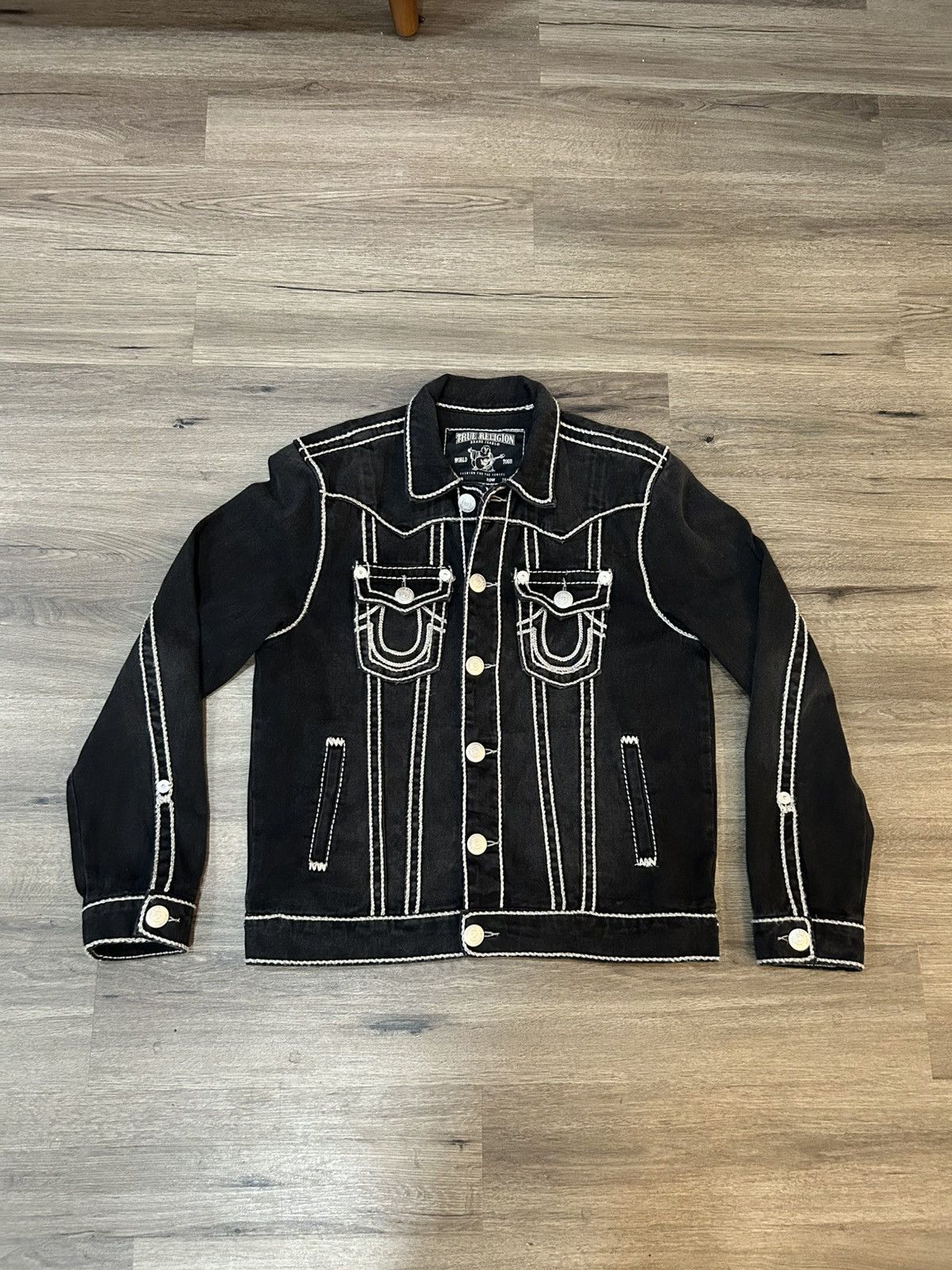 True Religion True Religion “Jimmy Rope Stitch Denim Jacket” | Grailed