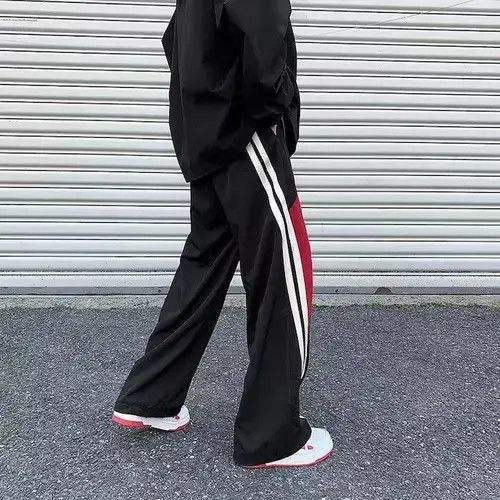 Jean Black Stripe Sweatpants Size US 30 / EU 46 - 3 Thumbnail
