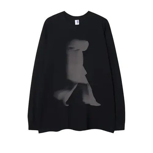 VIBE Kokubu x Maeda Loose silhouette walking print long sleeve Size US L / EU 52-54 / 3 - 3 Thumbnail
