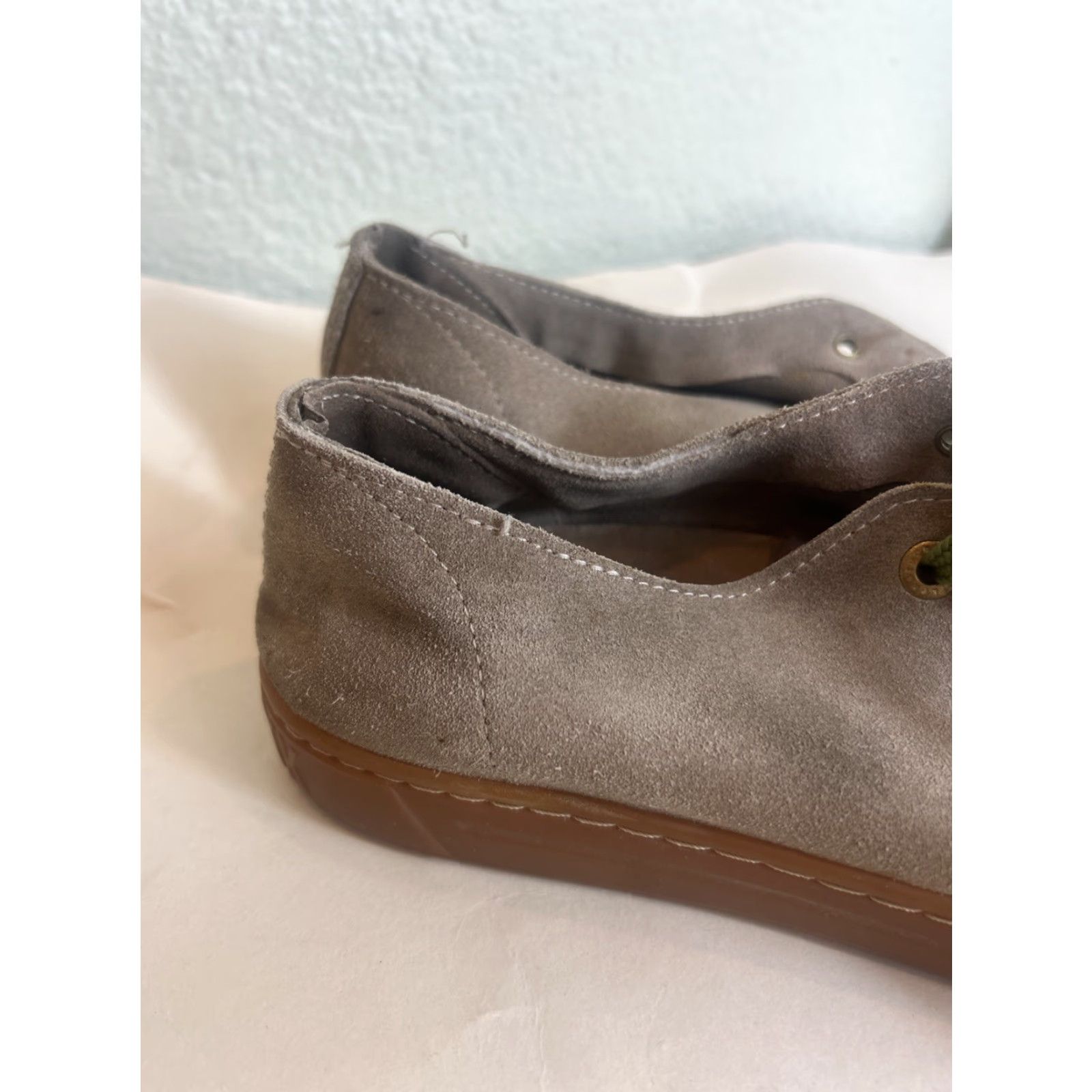 Birkenstock Birkenstock Arran Suede Green Lace Up Sneakers Womens Size 6 Preloved Sneaker Sneaker Green Suede Arran Lace Up Womens 6 Birkenstock Preloved Size US 6 / IT 36 - 4 Thumbnail
