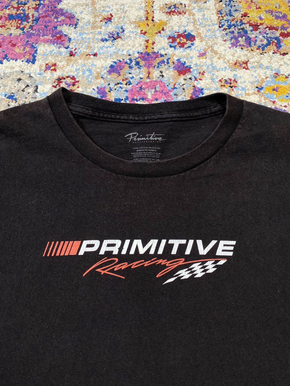 Primitive Primitive Racing Podium Faded Black Tee Shirt Size US L / EU 52-54 / 3 - 9 Thumbnail