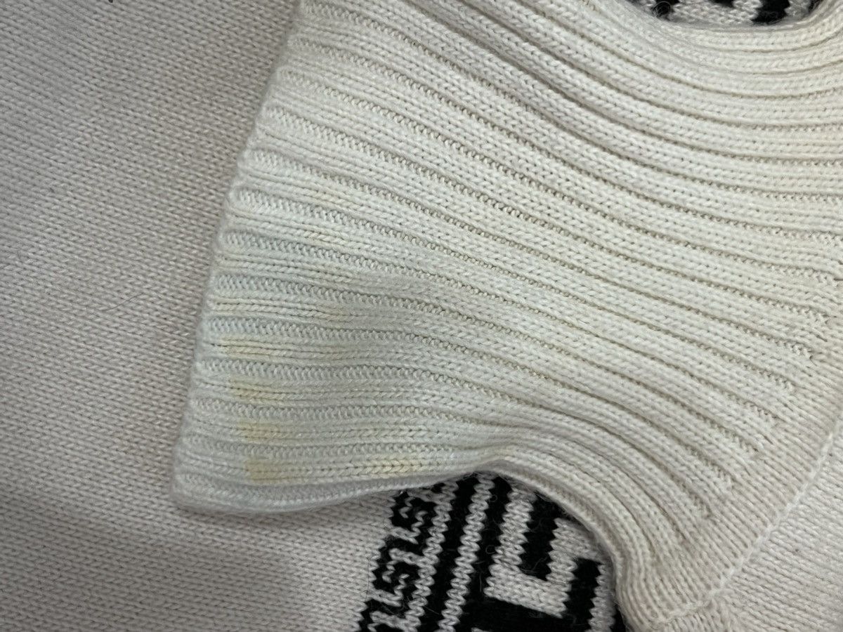 Versace Jeans Couture × Vintage Versace Jeans Couture Vintage Women’s White Sweater Size 48 Size XL / US 12-14 / IT 48-50 - 7 Thumbnail