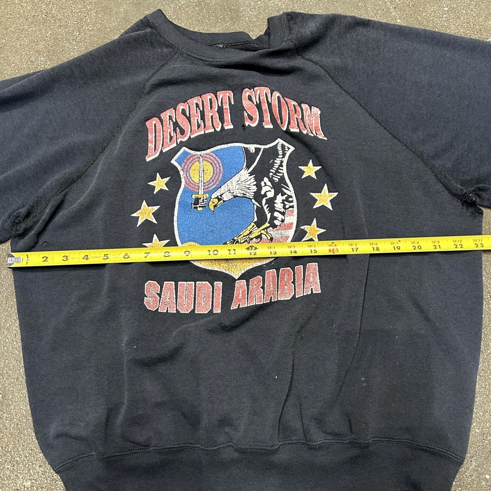 Vintage VINTAGE Desert Storm Sweatshirt Mens XL Black Saudi Arabia Graphic Pullover Size US XL / EU 56 / 4 - 6 Thumbnail