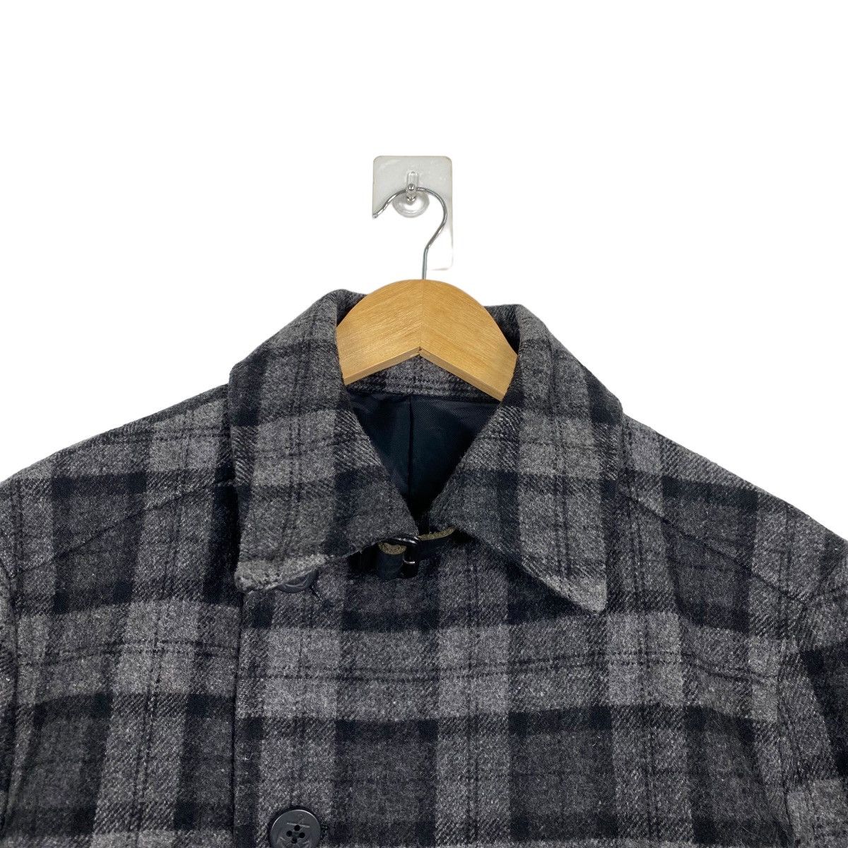 Japanese Brand Katharine Hamnett slant button plaid jacket Size US S / EU 44-46 / 1 - 4 Thumbnail