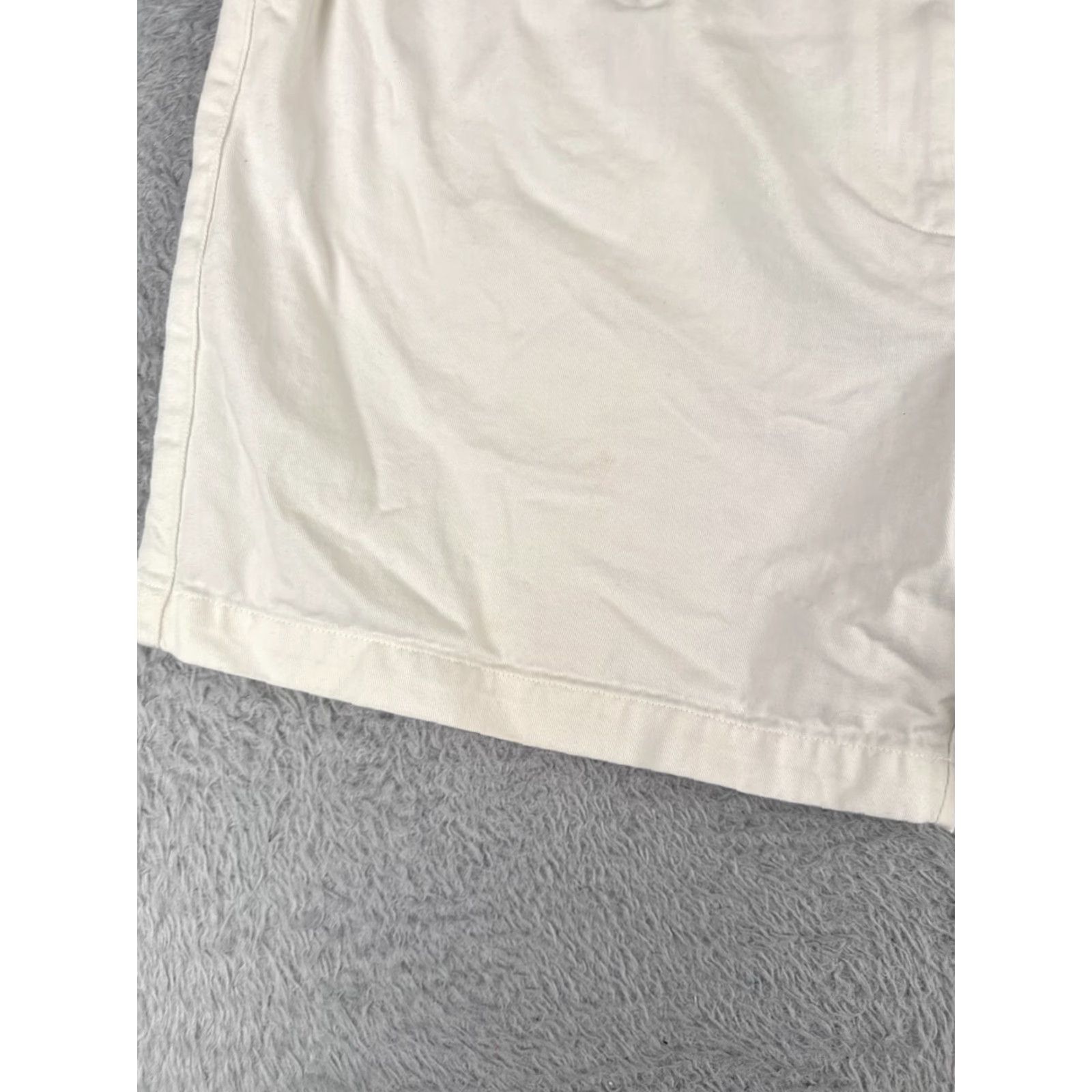 Ralph Lauren Lauren Ralph Lauren Shorts Women 12 White Twill Chino High Rise 31in Waist 6in Inseam Casual Activewear Summer 12 Womens Size 34" / US 12 / IT 48 - 3 Thumbnail