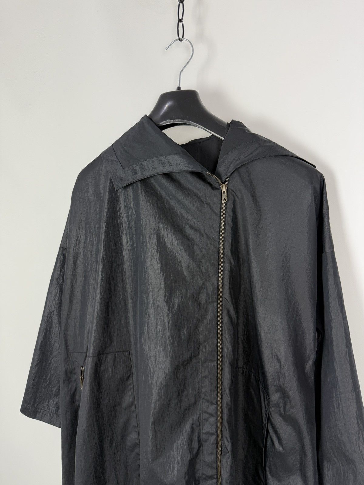 Other Manuelle Guibal Paris Assymetric Zip Hooded Rain Coat Size M / US 6-8 / IT 42-44 - 6 Thumbnail