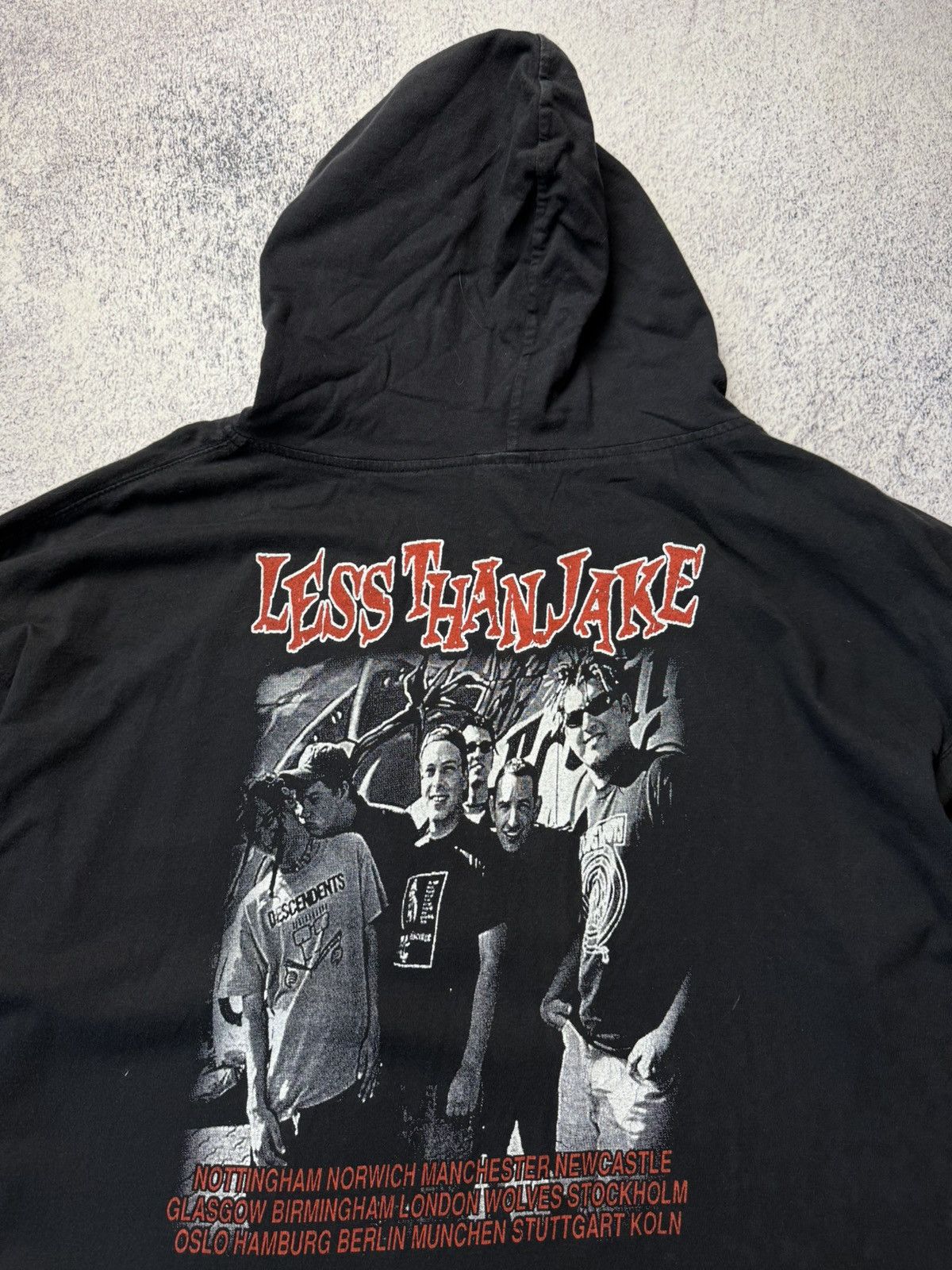 Vintage Less Than Jake Vintage Tour Hoodie 90 Ska Punk Band Merch Size US L / EU 52-54 / 3 - 18 Thumbnail