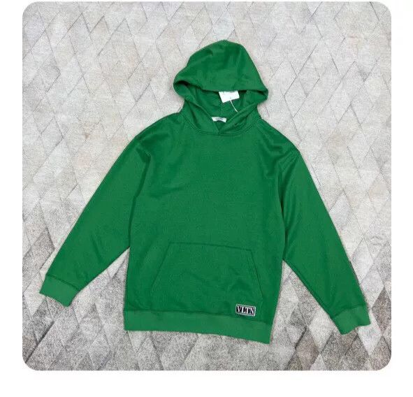 Valentino Valentino Badge Logo Hoodie Sweatshirt Size US M / EU 48-50 / 2 - 1 Thumbnail