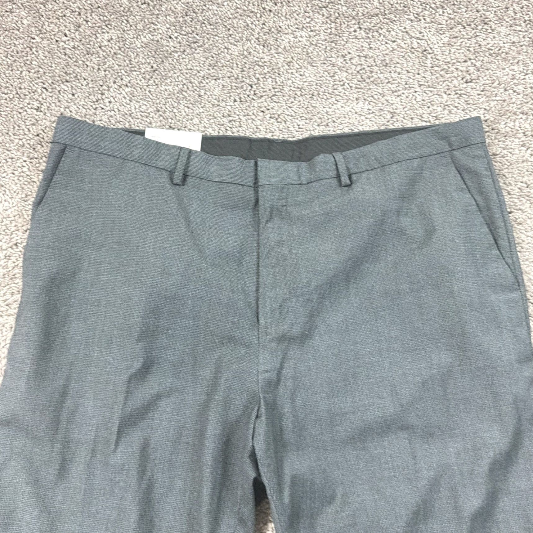 Calvin Klein Calvin Klein Pants 38x30 Gray Dress Pants Straight Pockets Casual Classic Modern Mens Size US 38 / EU 54 - 2 Thumbnail