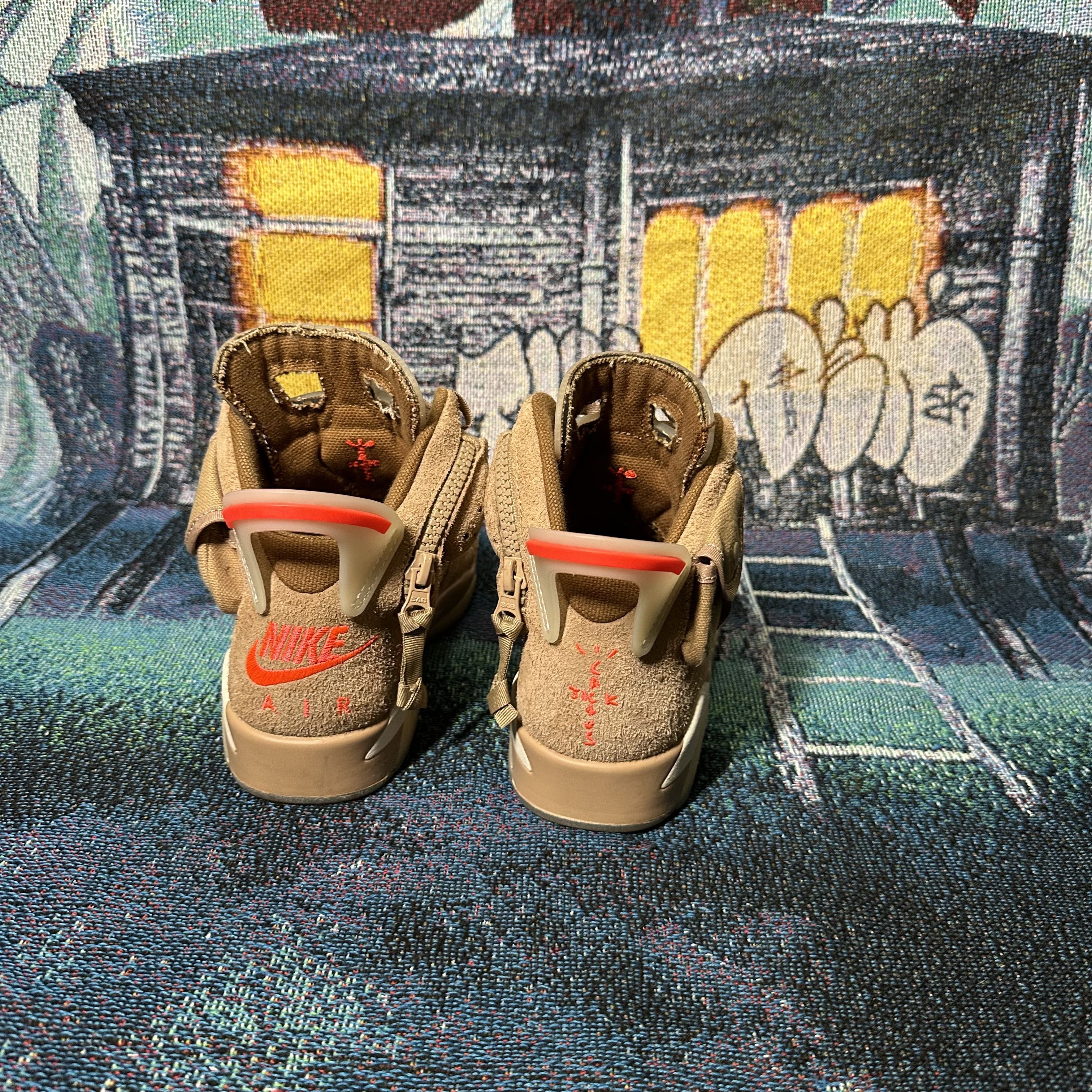 Jordan Brand × Travis Scott Air Jordan x Travis Scott Retro 6 British Khaki Size US 5 / EU 37 - 5 Thumbnail