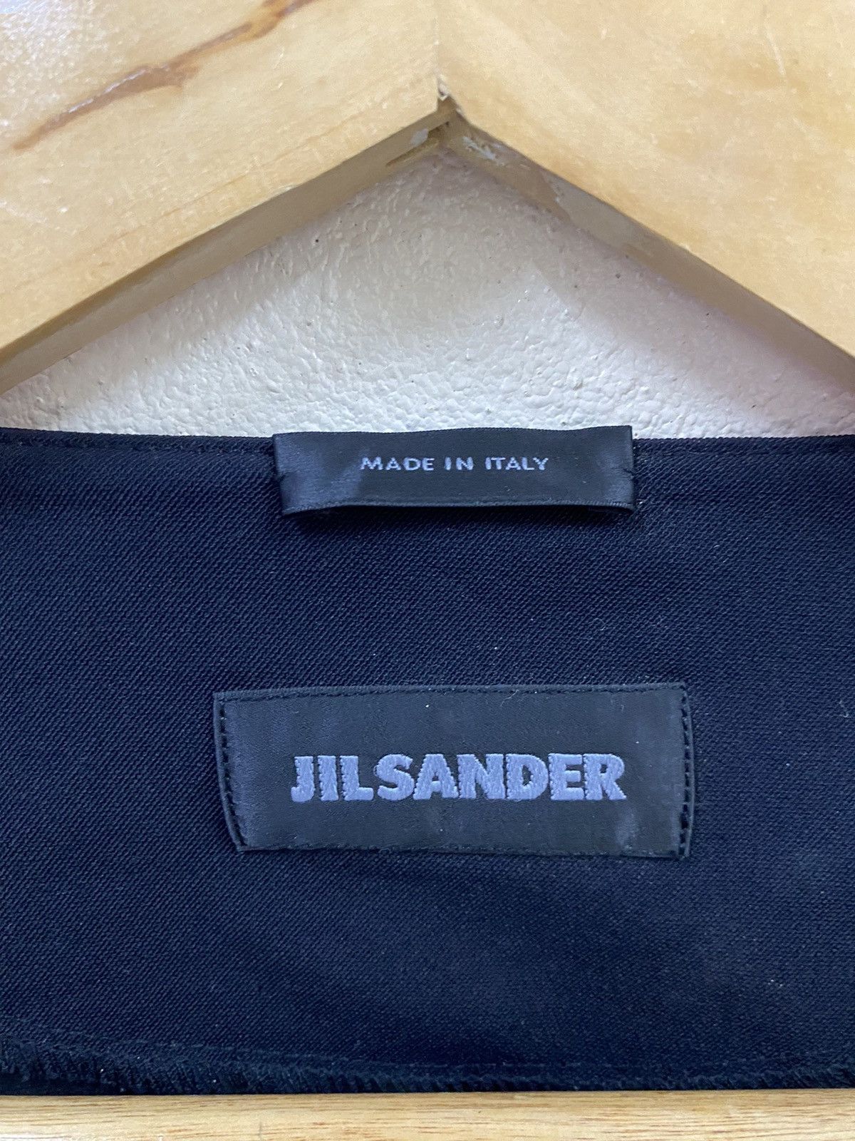 Jil Sander RARE Jil Sander Archive 🇮🇹 Minimalist Boiled Wool Vest Size US L / EU 52-54 / 3 - 9 Thumbnail