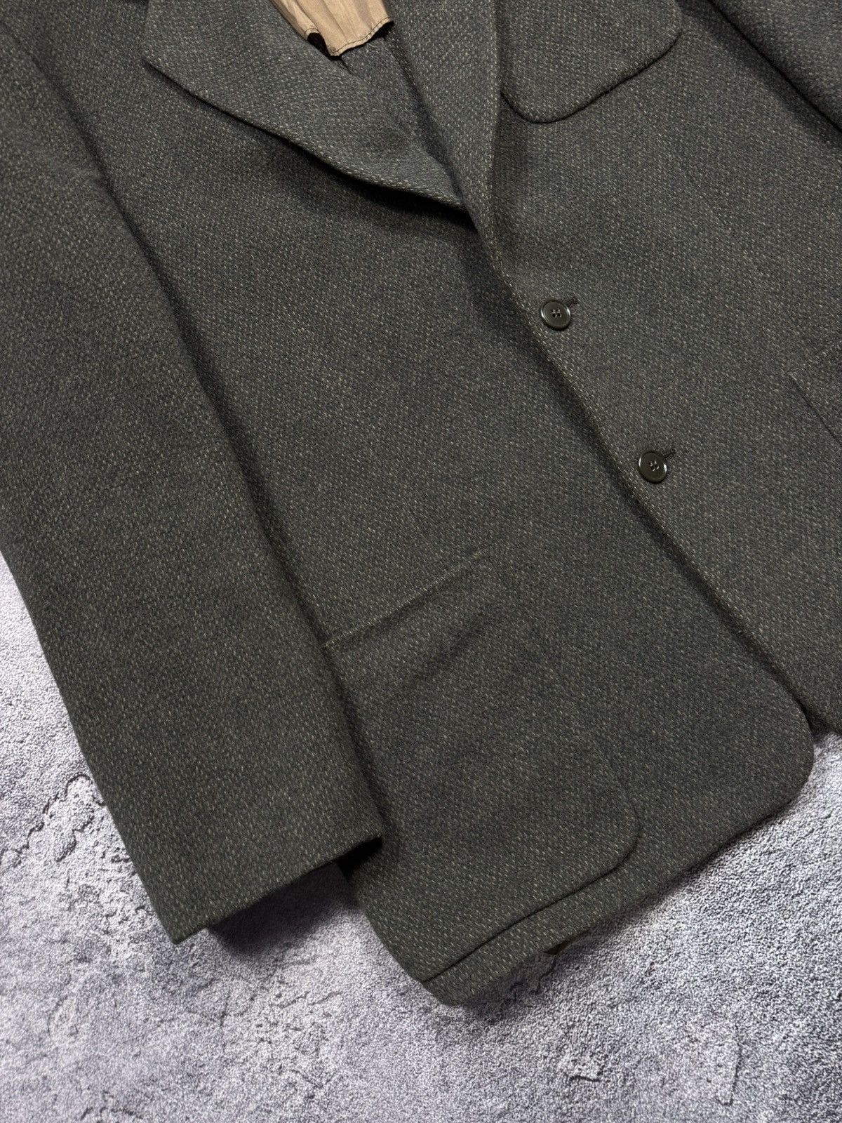 Emporio Armani Emporio Armani Vintage Wool & Cashmere Blazer Size 48R - 3 Thumbnail