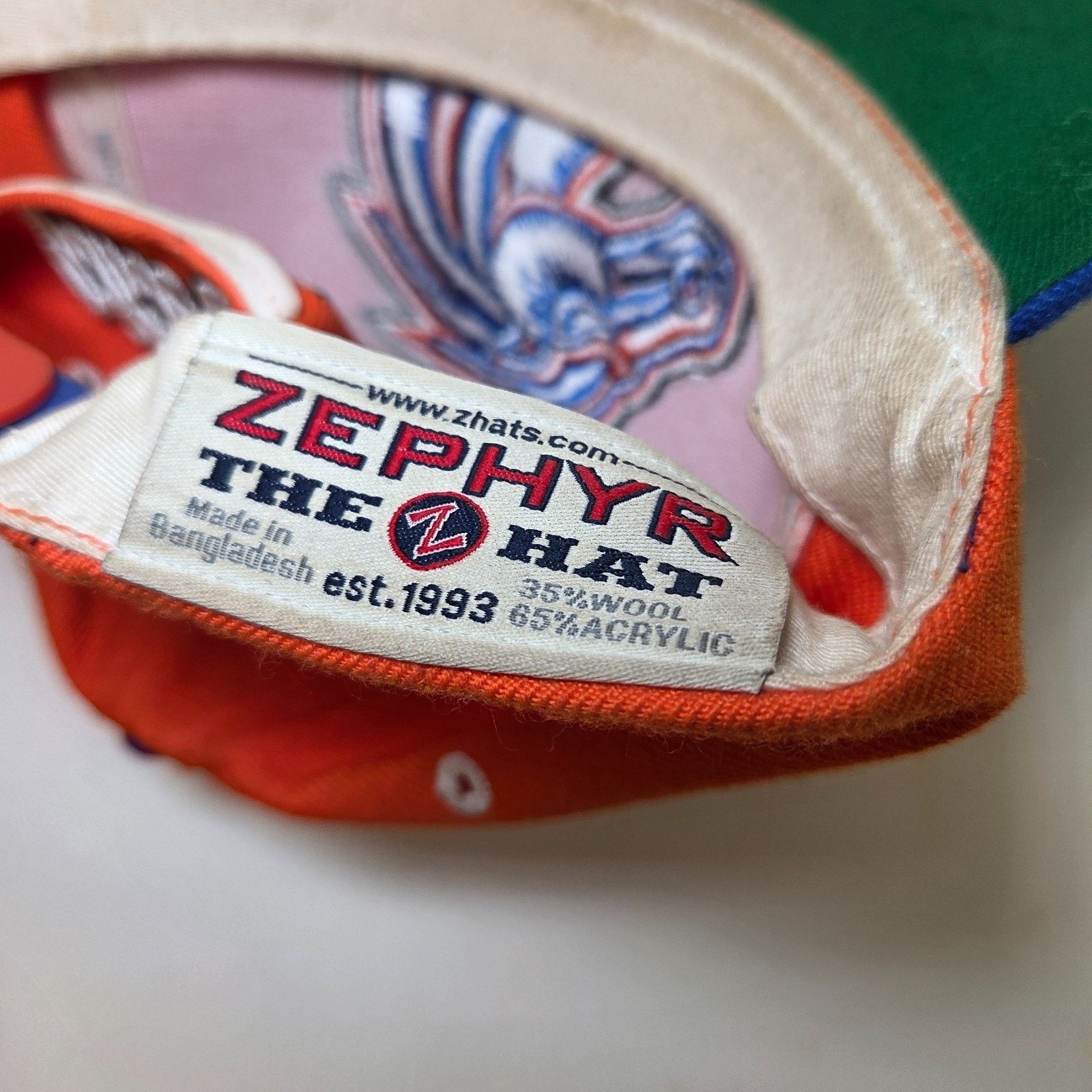 Zephyr Boise State Broncos Zephyr Snapback Hat Orange Blue NCAA Size ONE SIZE - 10 Thumbnail