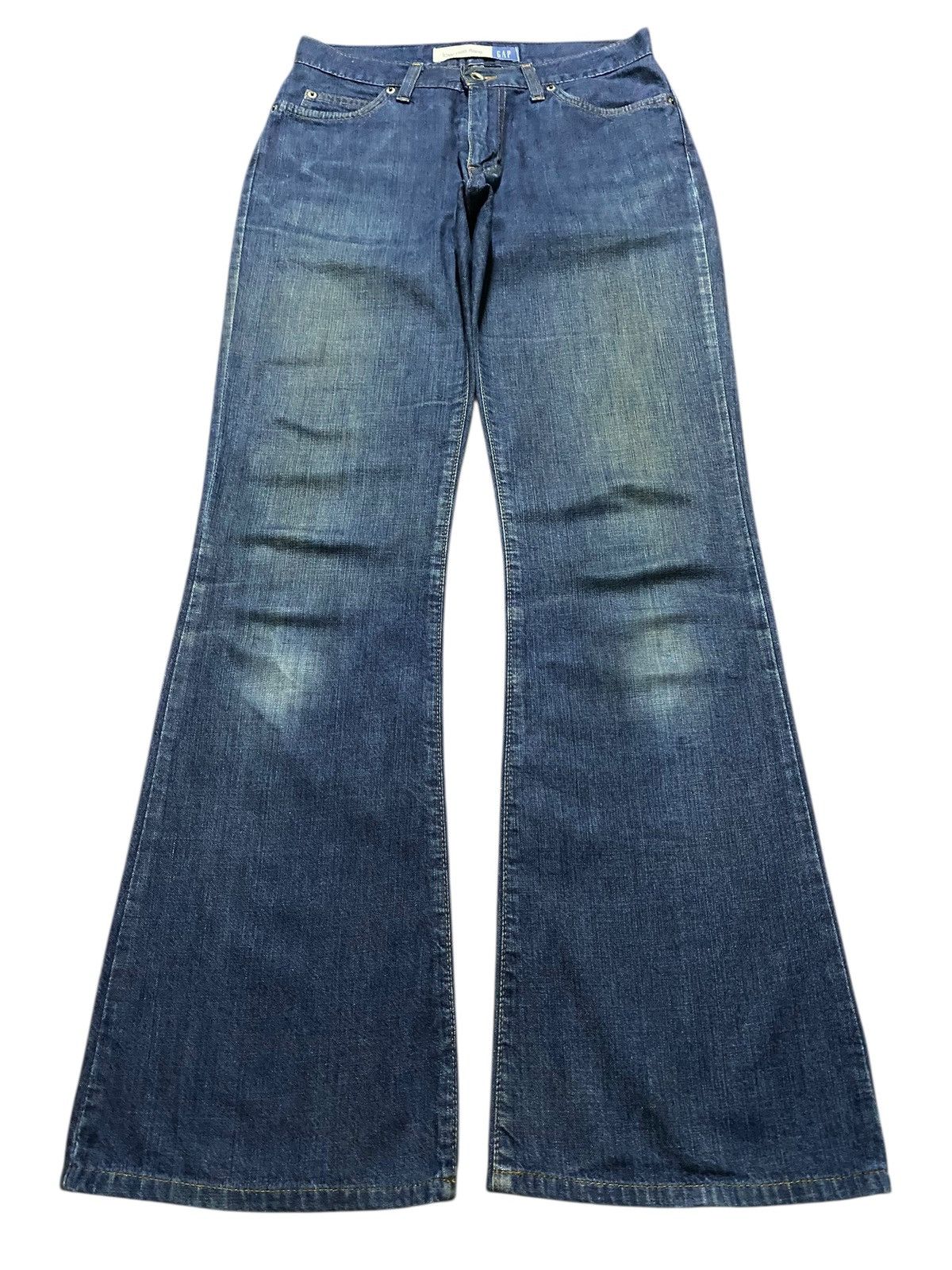 Denim & Co. Vintage Gap Jeans Mud Wash Distressed Flare Jeans Size US 29 - 1 Thumbnail
