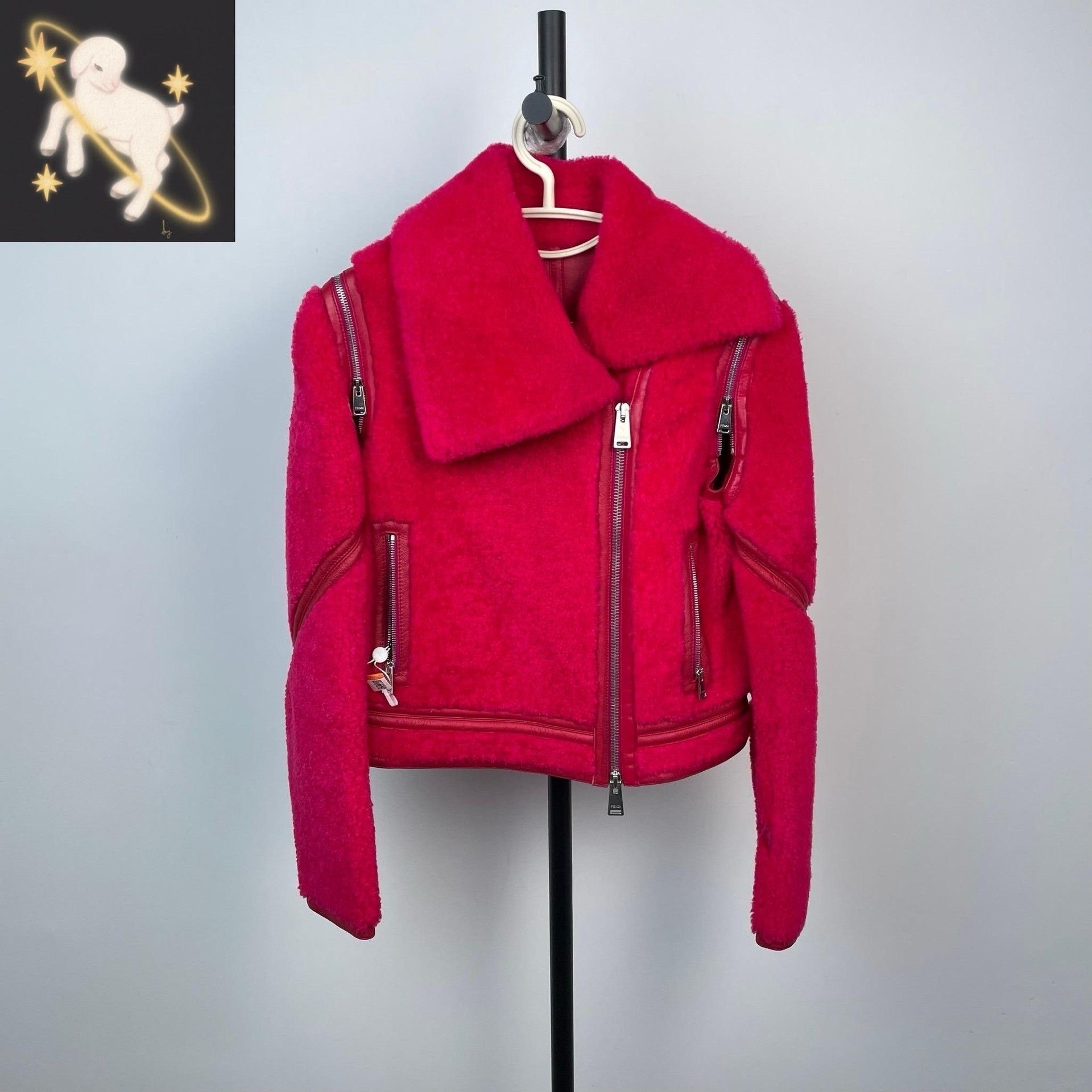 Fendi Fendi Red Jacket 38 Women Size S / US 4 / IT 40 - 1 Thumbnail