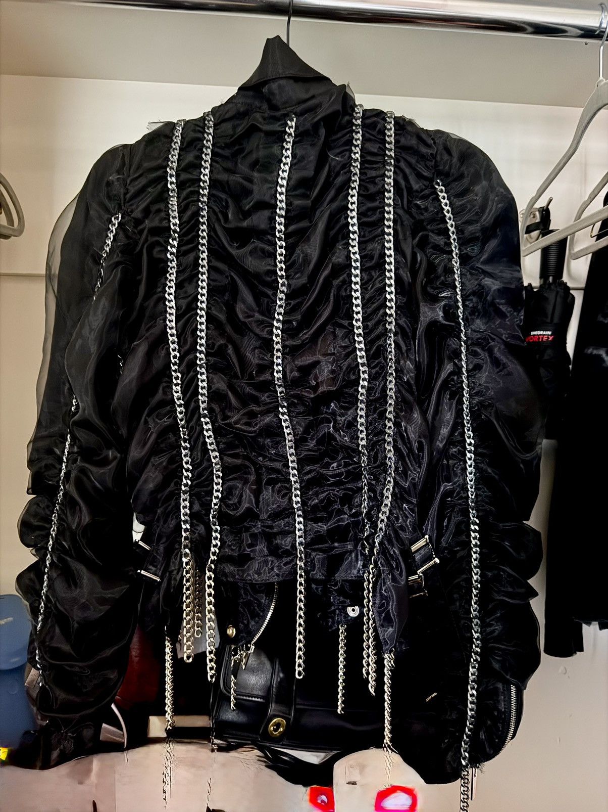 Noir Kei Ninomiya noir kei ninomiya …. BLACK RUFFLE JACKET Size M / US 6-8 / IT 42-44 - 2 Thumbnail