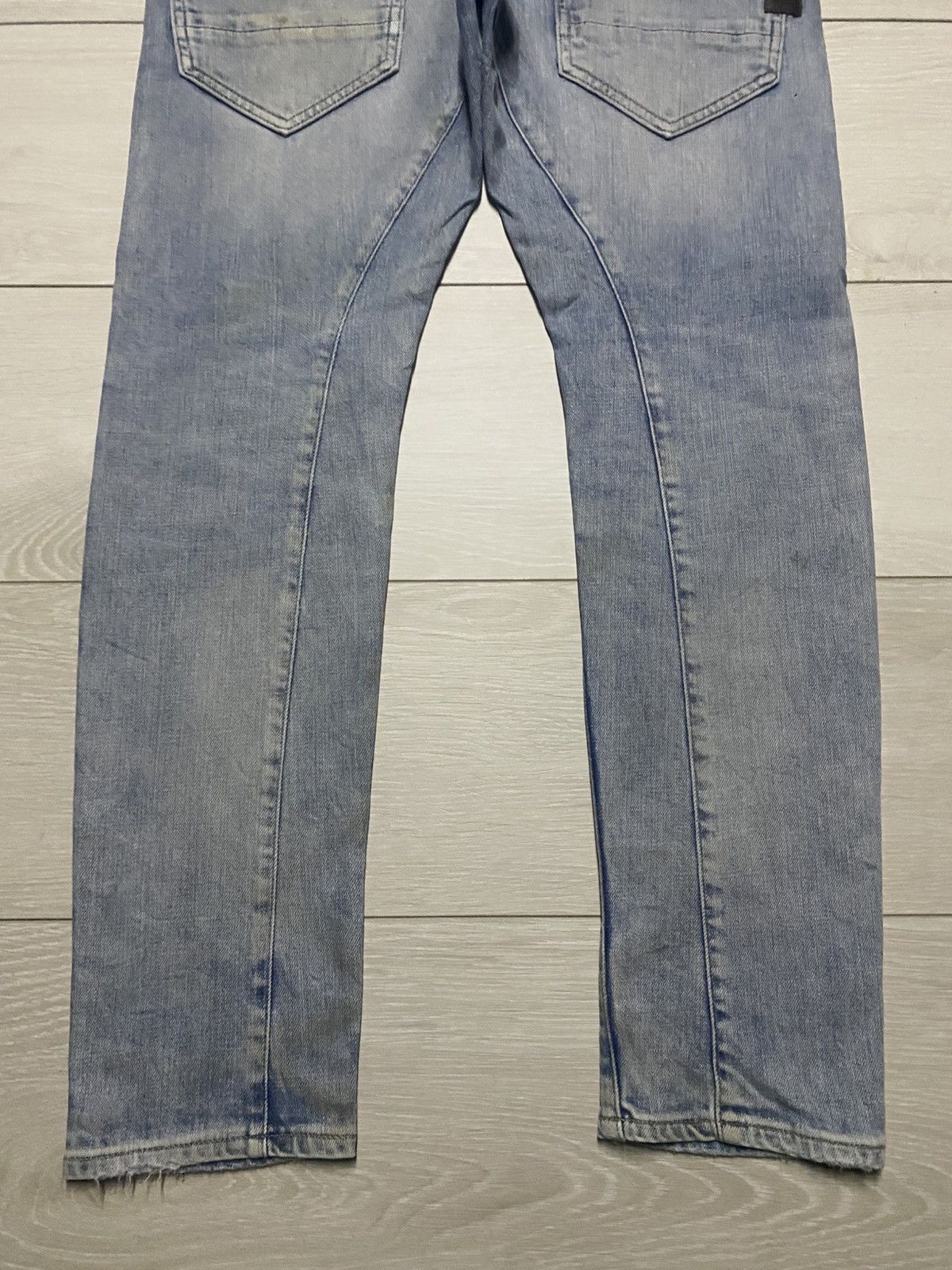 G-Star Vintage G star Raw Curve Leg Grunge Slim Fit Jeans Size US 32 / EU 48 - 6 Thumbnail