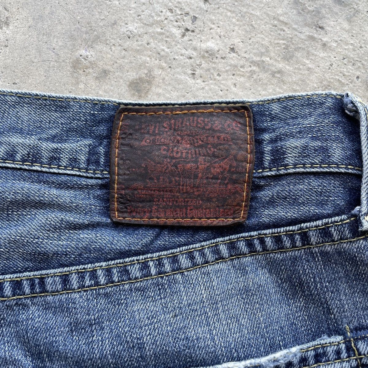 Levi's Vintage Levi’s 503 Distressed Jeans Faded Denim Pants W32 Size US 32 / EU 48 - 11 Thumbnail