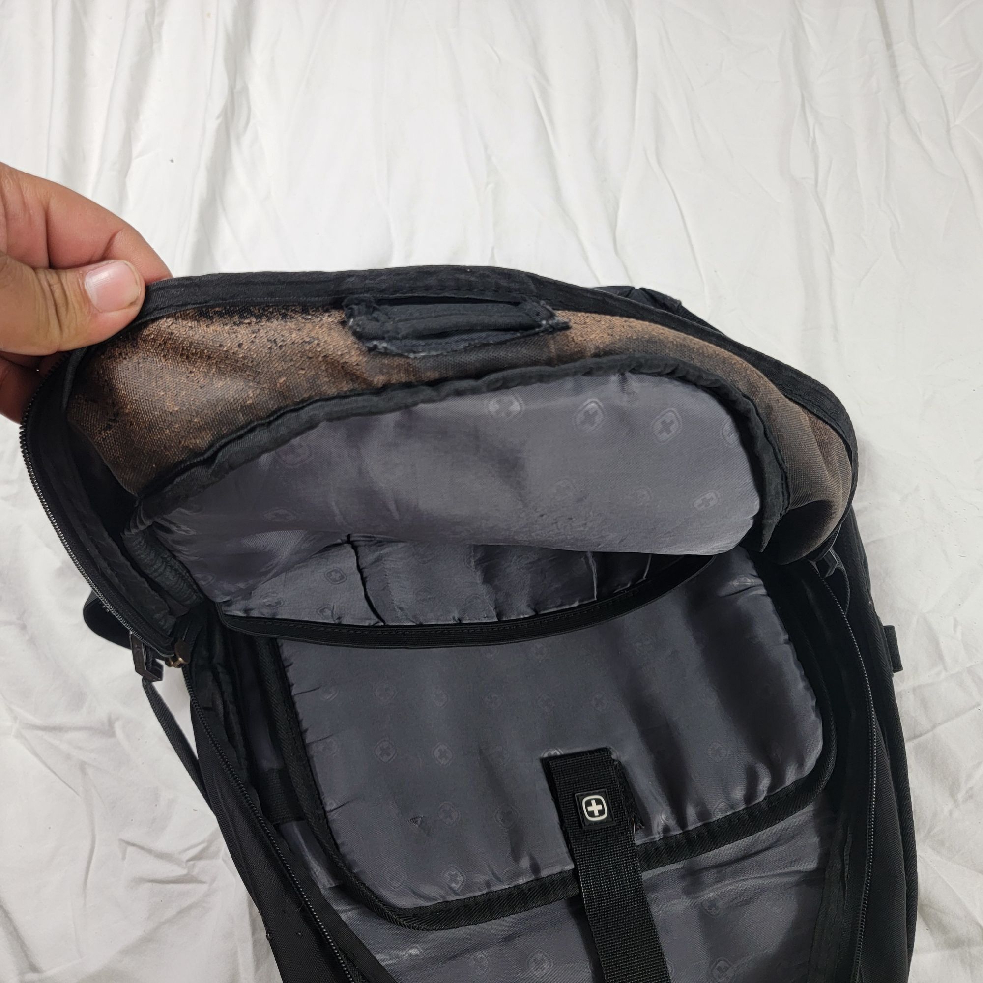 Swissgear SwissGear 3101 Laptop Backpack Black Gray Travel Bag Casual Size ONE SIZE - 7 Thumbnail
