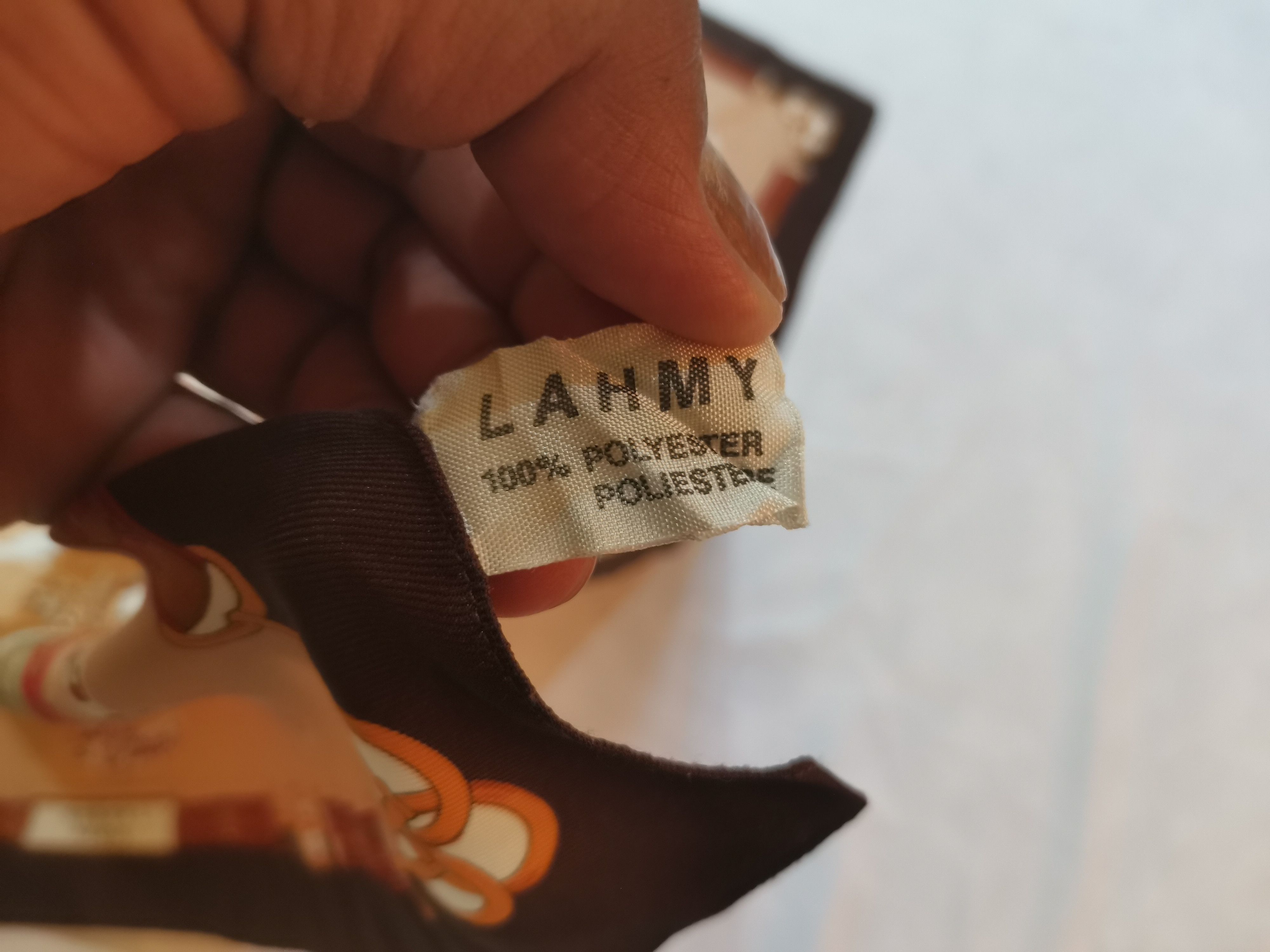 Vintage Rare LAHMY scarves nice design luxury design Size ONE SIZE - 4 Thumbnail