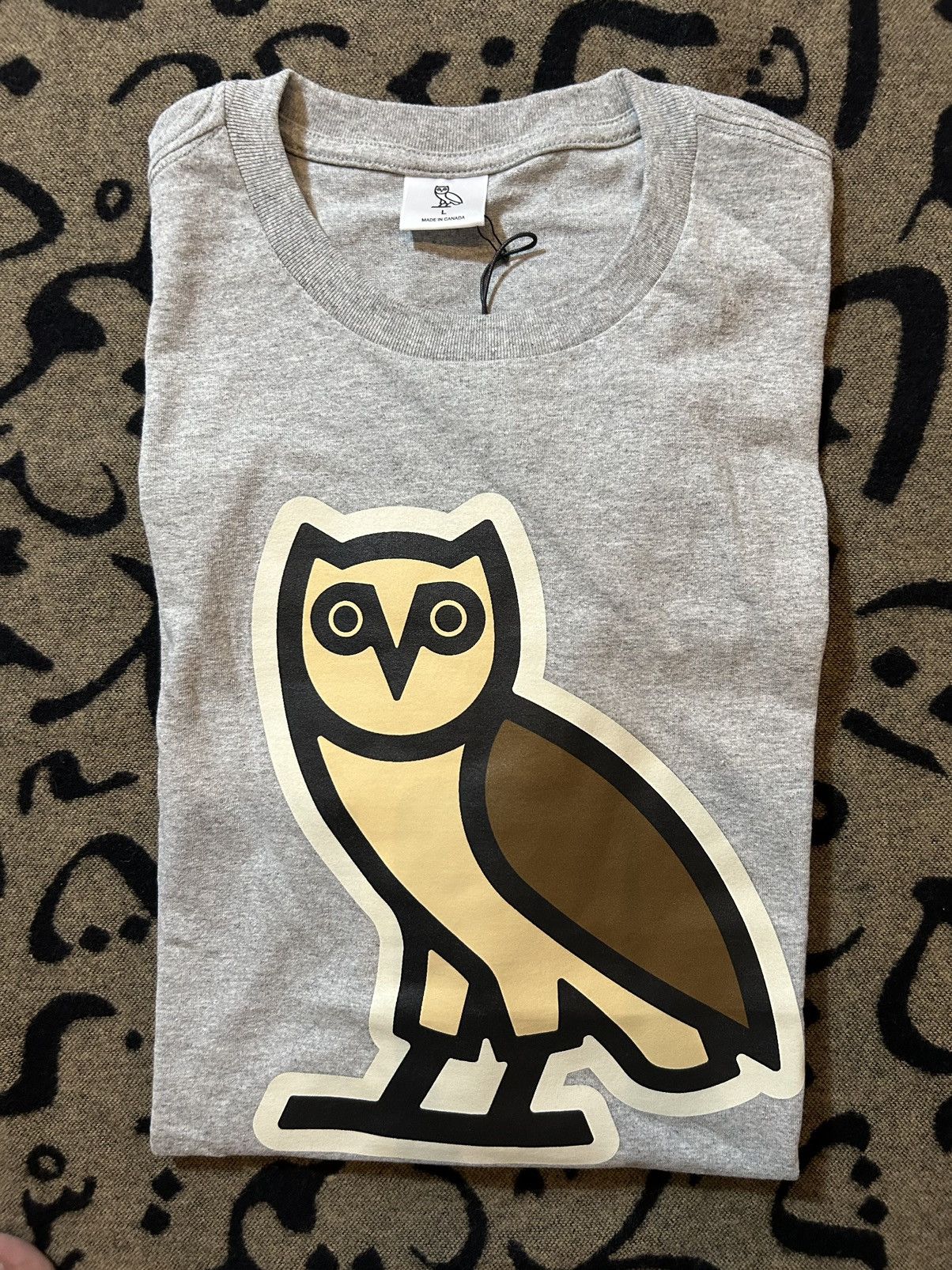 Drake × October's Very Own OVO BUBBLE OWL TSHIRT Size US L / EU 52-54 / 3 - 2 Thumbnail