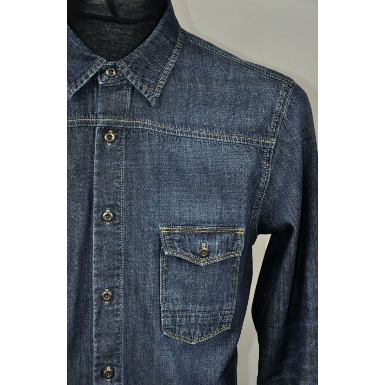 Paige Paige Denim Blue Men Shirt M Size US M / EU 48-50 / 2 - 8 Thumbnail