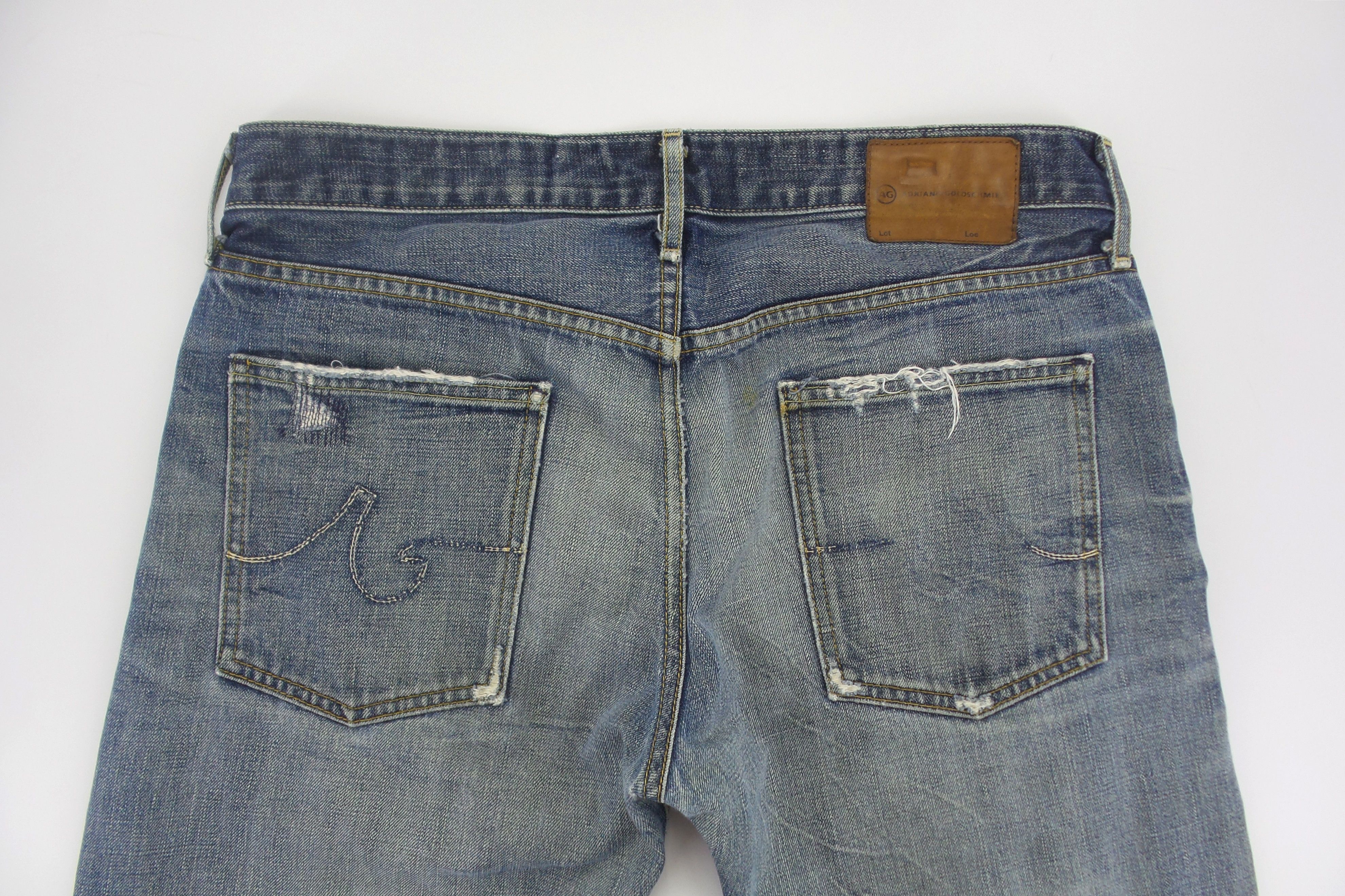 AG Adriano Goldschmied AG Adriano Goldschmied Button Fly Selvedge Jeans W34xL40.5 Size US 32 / EU 48 - 8 Thumbnail