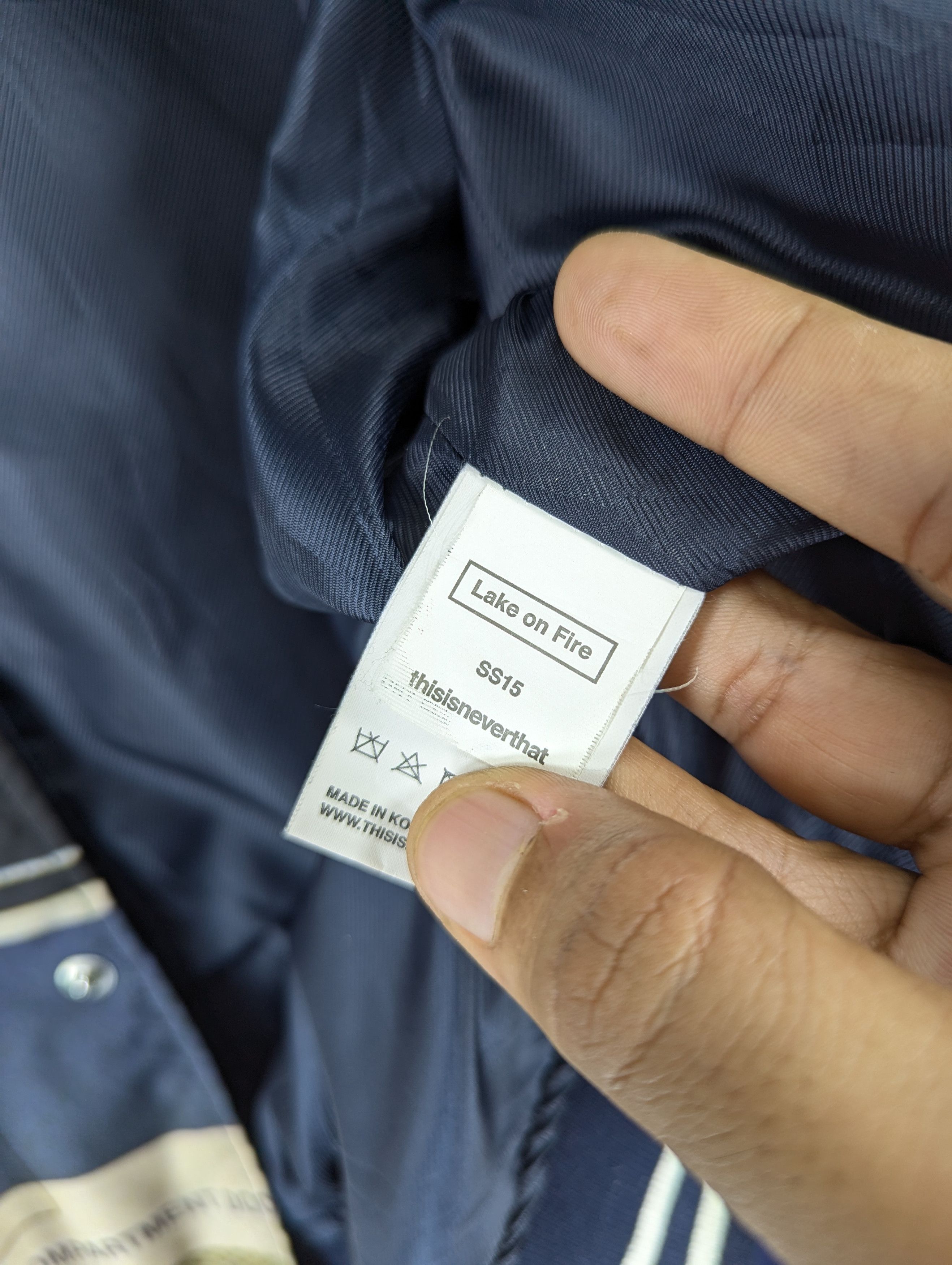 thisisneverthat Thisisneverthat Photo Print Varsity Button Jacket Size US L / EU 52-54 / 3 - 10 Thumbnail