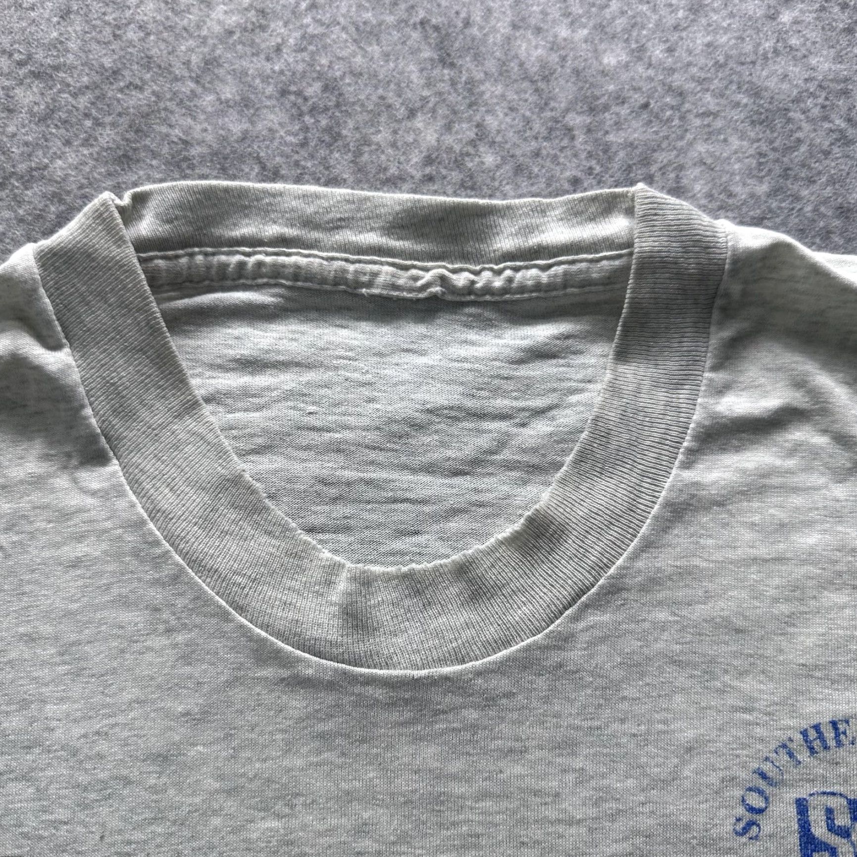 Logo 7 VINTAGE Southeastern Paperboard Shirt Mens Medium Gray Pocket Logo Workwear SS Size US M / EU 48-50 / 2 - 6 Thumbnail