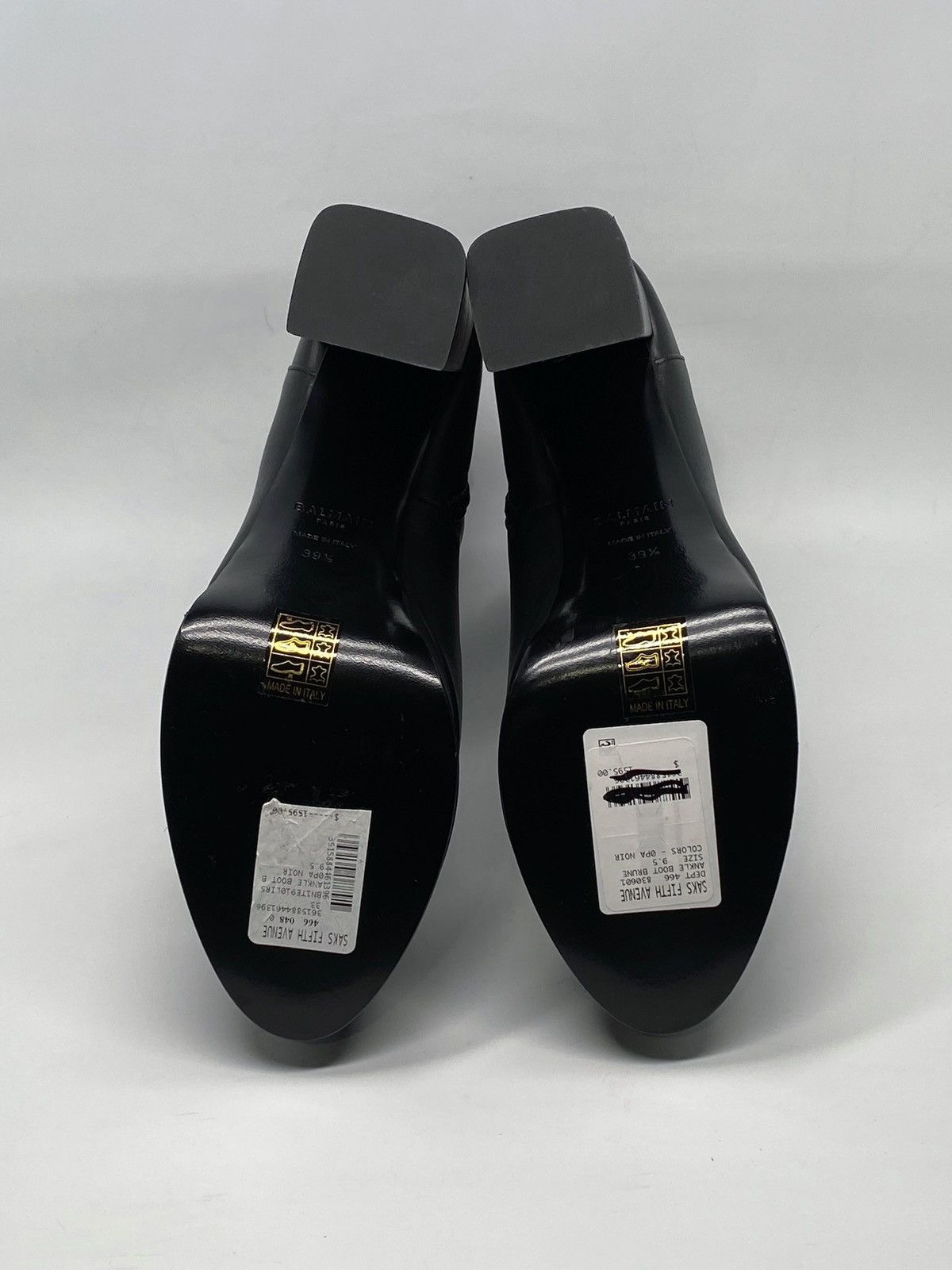 Balmain Balmain Brune Leather Platform Ankle Boots size 39.5 Size US 9.5 / IT 39.5 - 16 Thumbnail