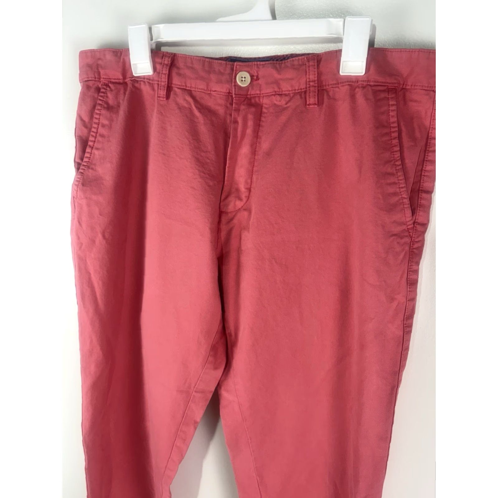 Vintage Charleston Threads Coral Cotton Pants 36X30 Regular Mens Casual Preppy Bohemian Size US 36 / EU 52 - 2 Thumbnail