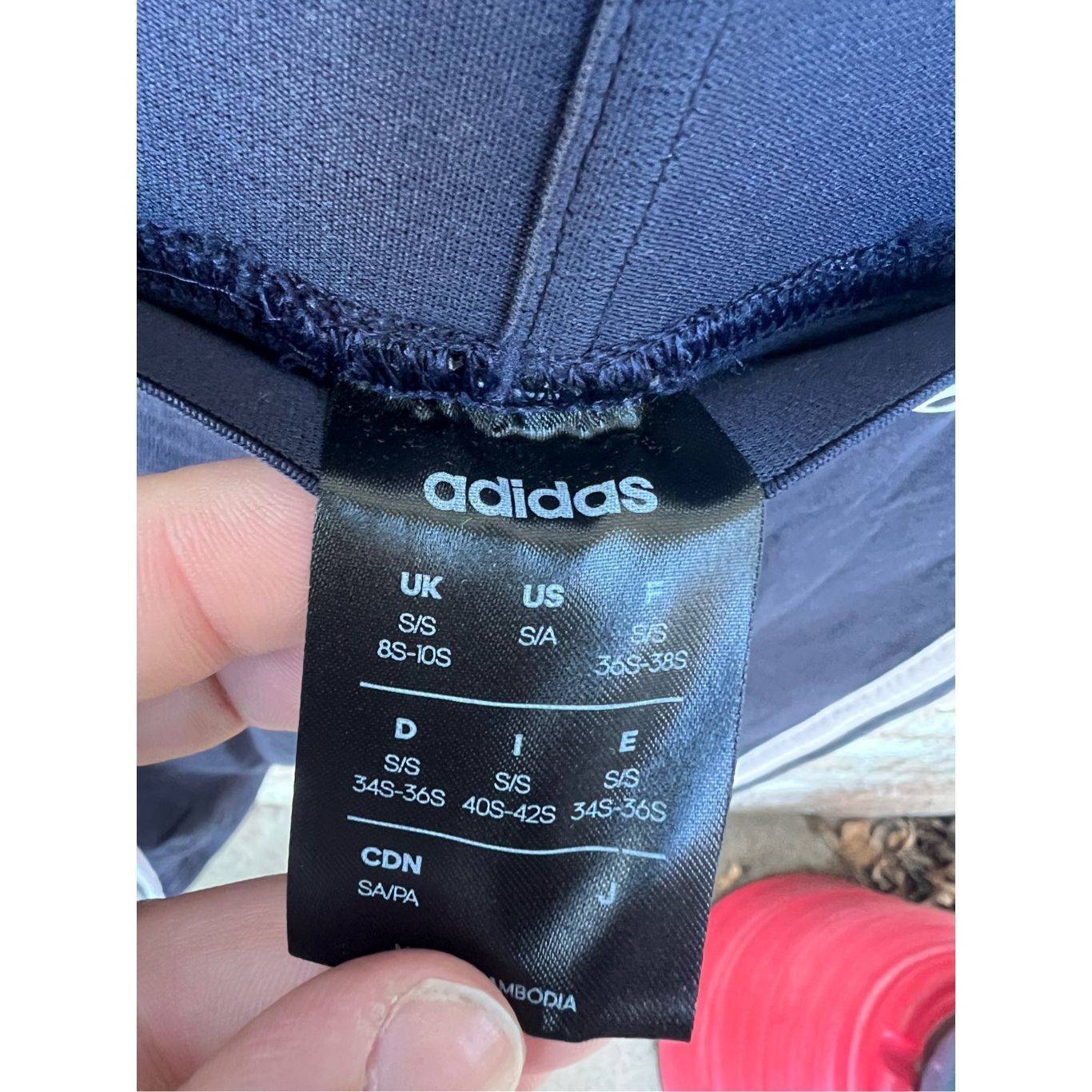 Adidas Adidas Blue Leggings Woman’s Size Small Size 27" / US 4 / IT 40 - 6 Thumbnail