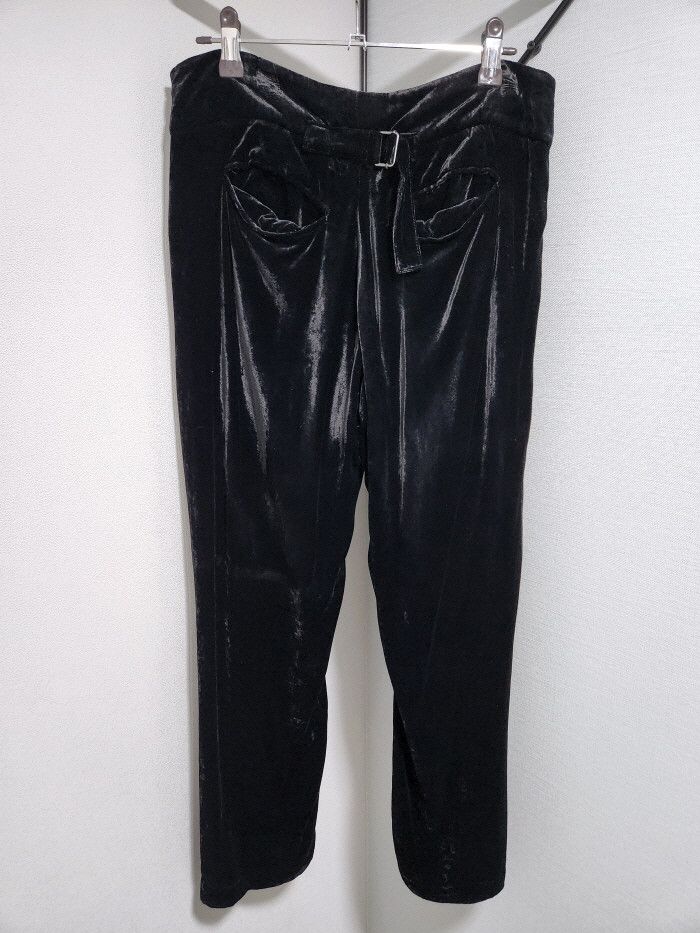 Ann Demeulemeester Ann Demeulemeester 앤 드뮐미스터 실키 벨루어 크롭팬츠 Size 26" / US 2 / IT 38 - 5 Thumbnail
