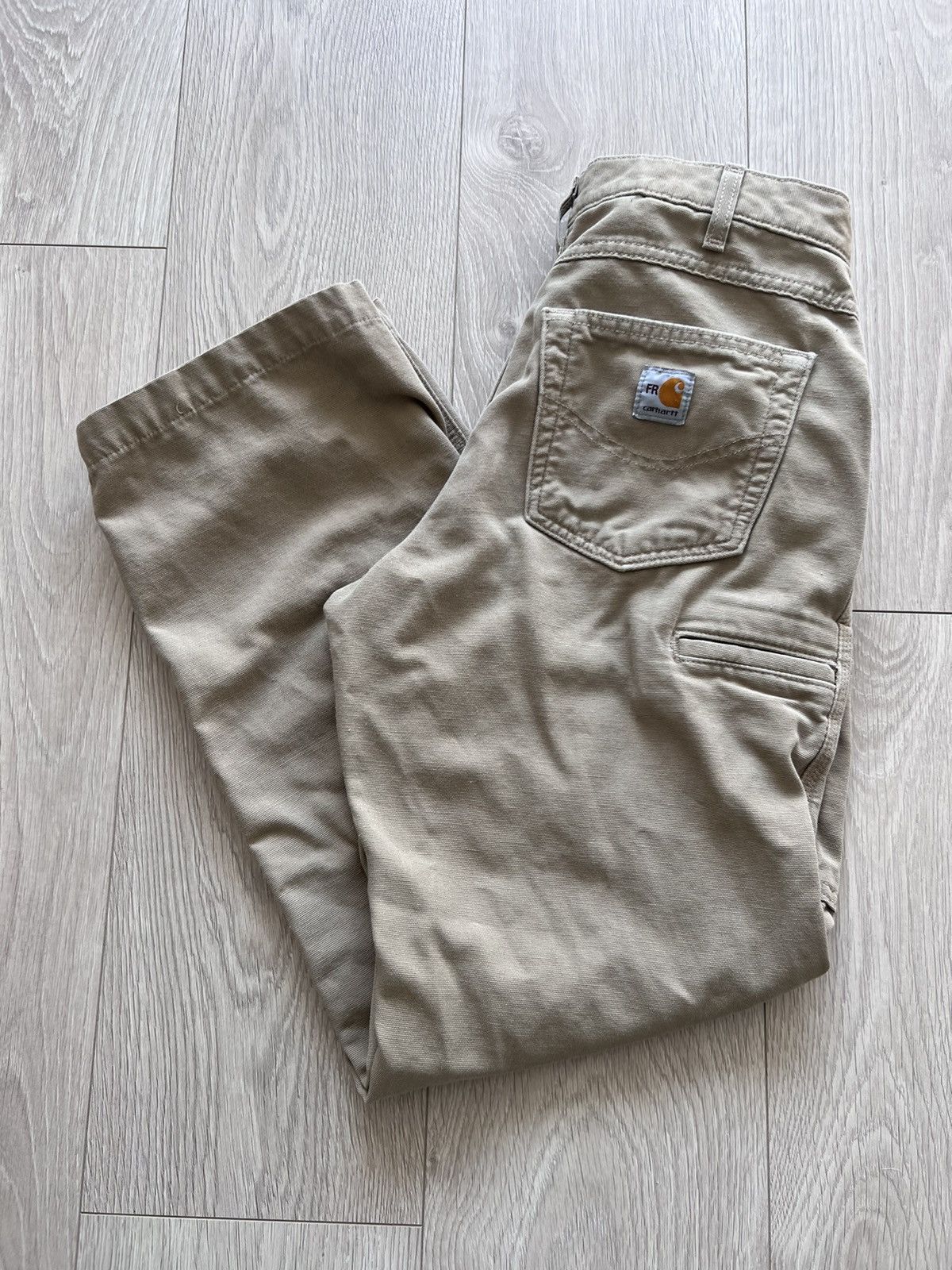 Carhartt Carhartt FR Workers Pants Carpenters Painters Fire Resistant Size US 30 / EU 46 - 1 Thumbnail