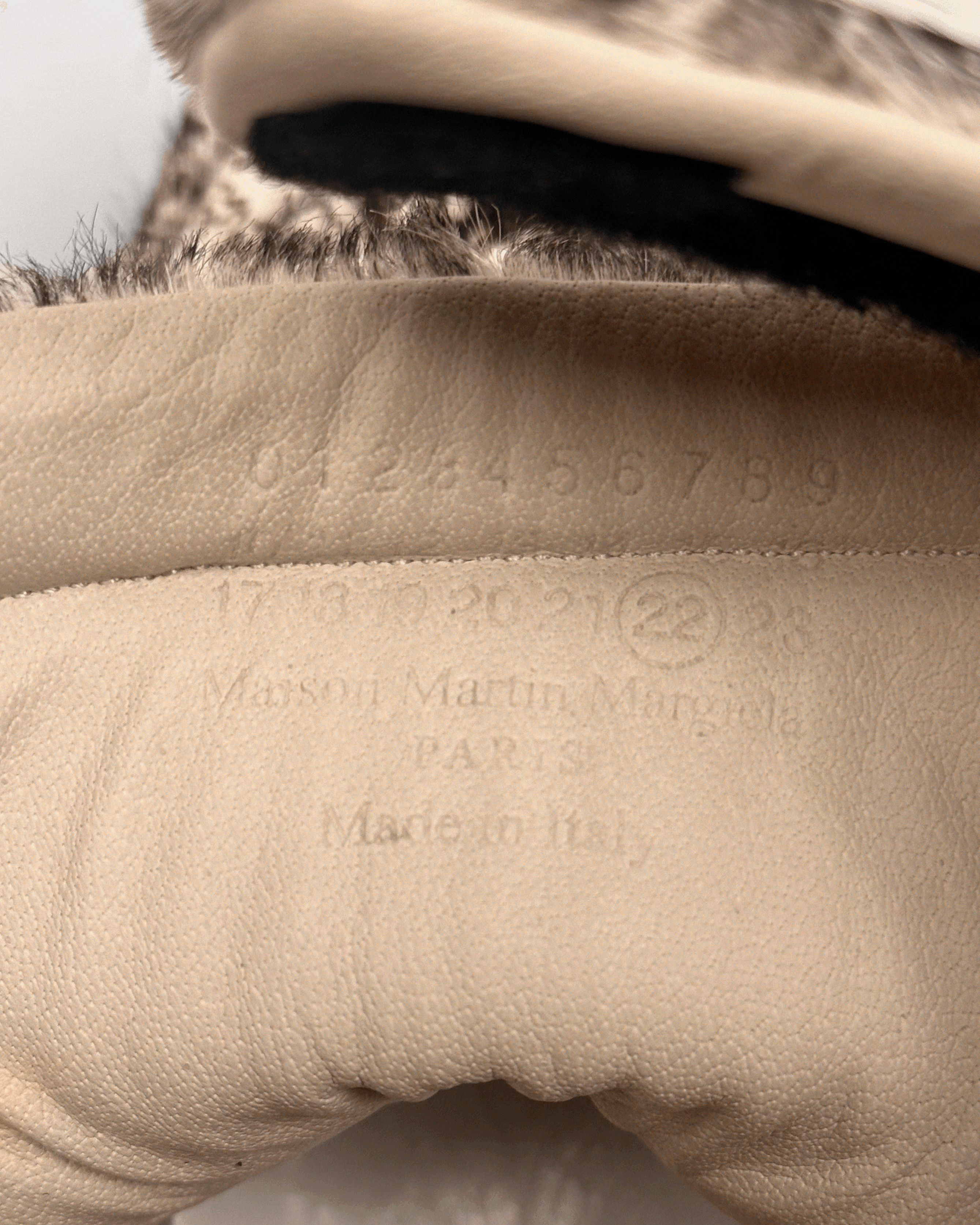 Maison Margiela Maison Margiela Snake Texture Ponyhair Future High Sneakers Size US 7 / EU 40 - 8 Thumbnail