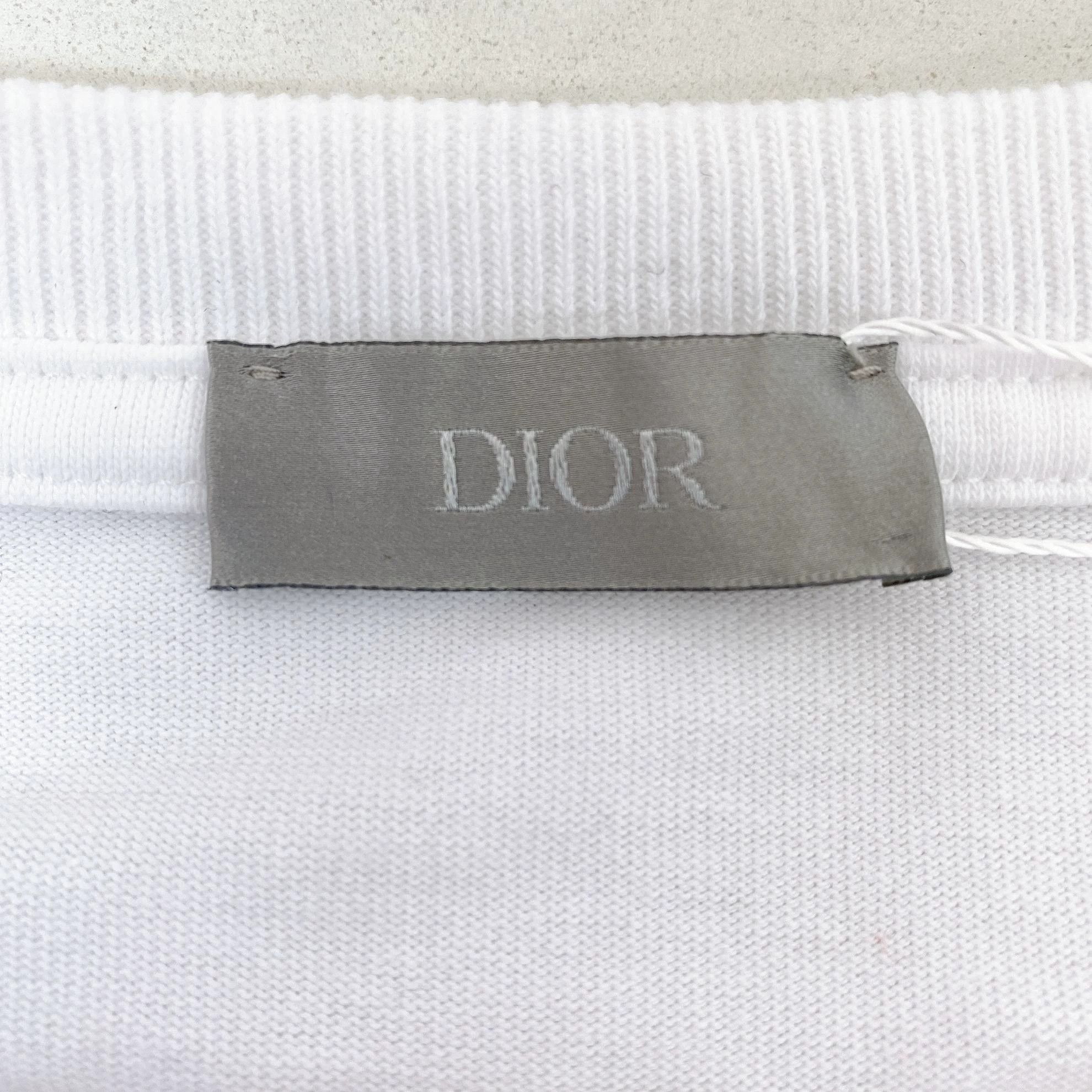 Dior Dior White Graffiti T-Shirt XXS 0569 Size US XXS / EU 40 - 7 Thumbnail