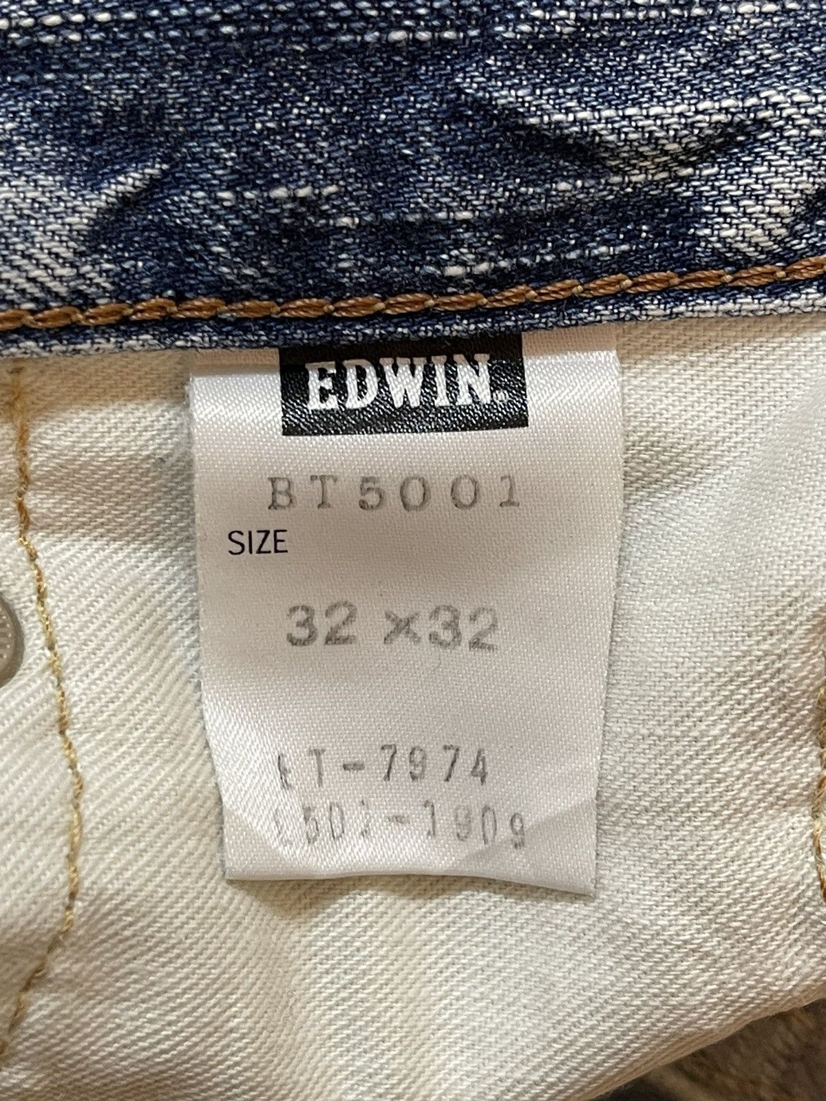 Edwin Vintage Edwin Blue Trip 503 Faded Distress Wide Leg Baggy Size US 34 / EU 50 - 9 Thumbnail