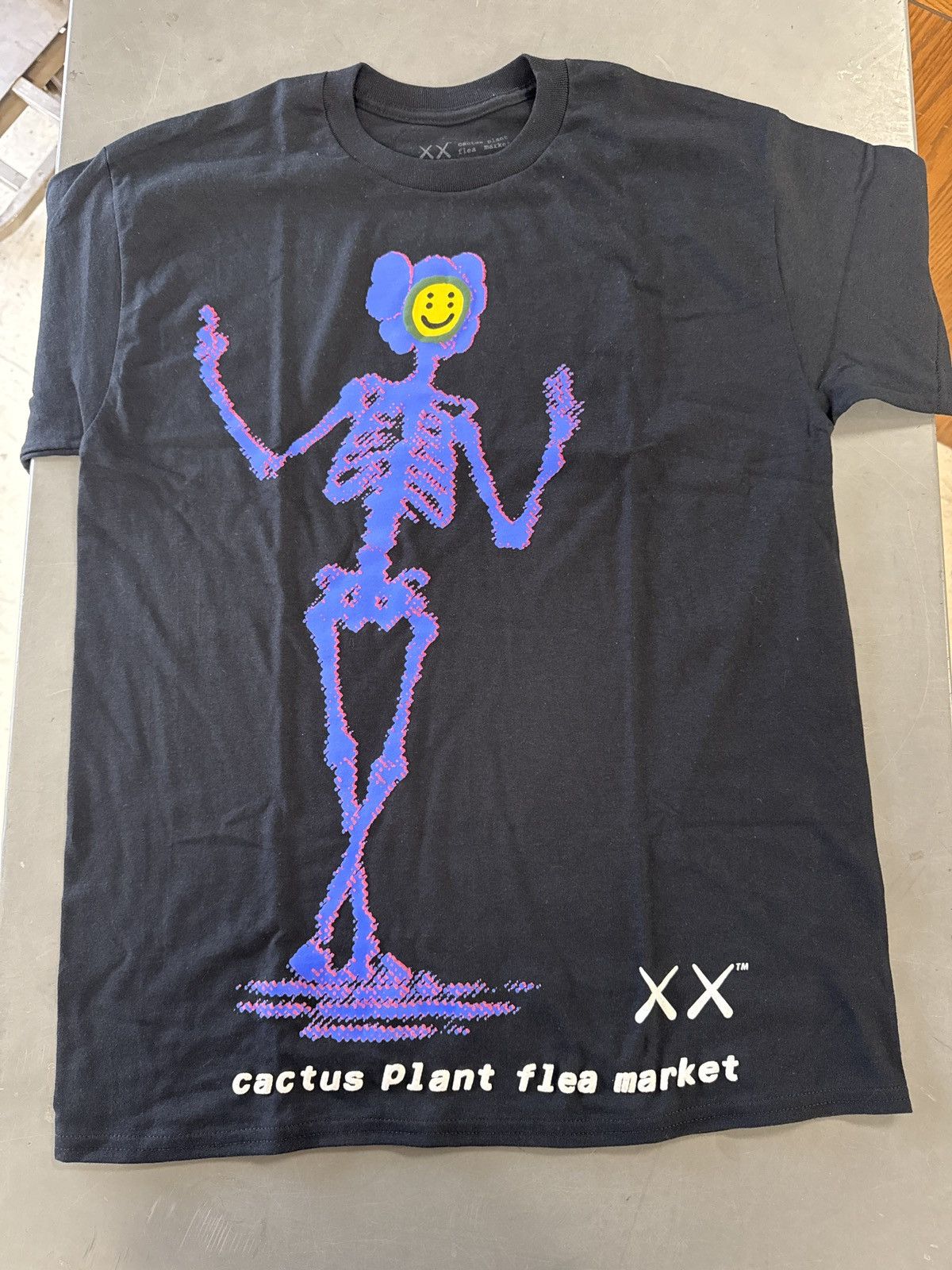 Cactus Plant Flea Market × Kaws Kaws X CPFM Puff Print Tee | Brand New Size US M / EU 48-50 / 2 - 1 Thumbnail