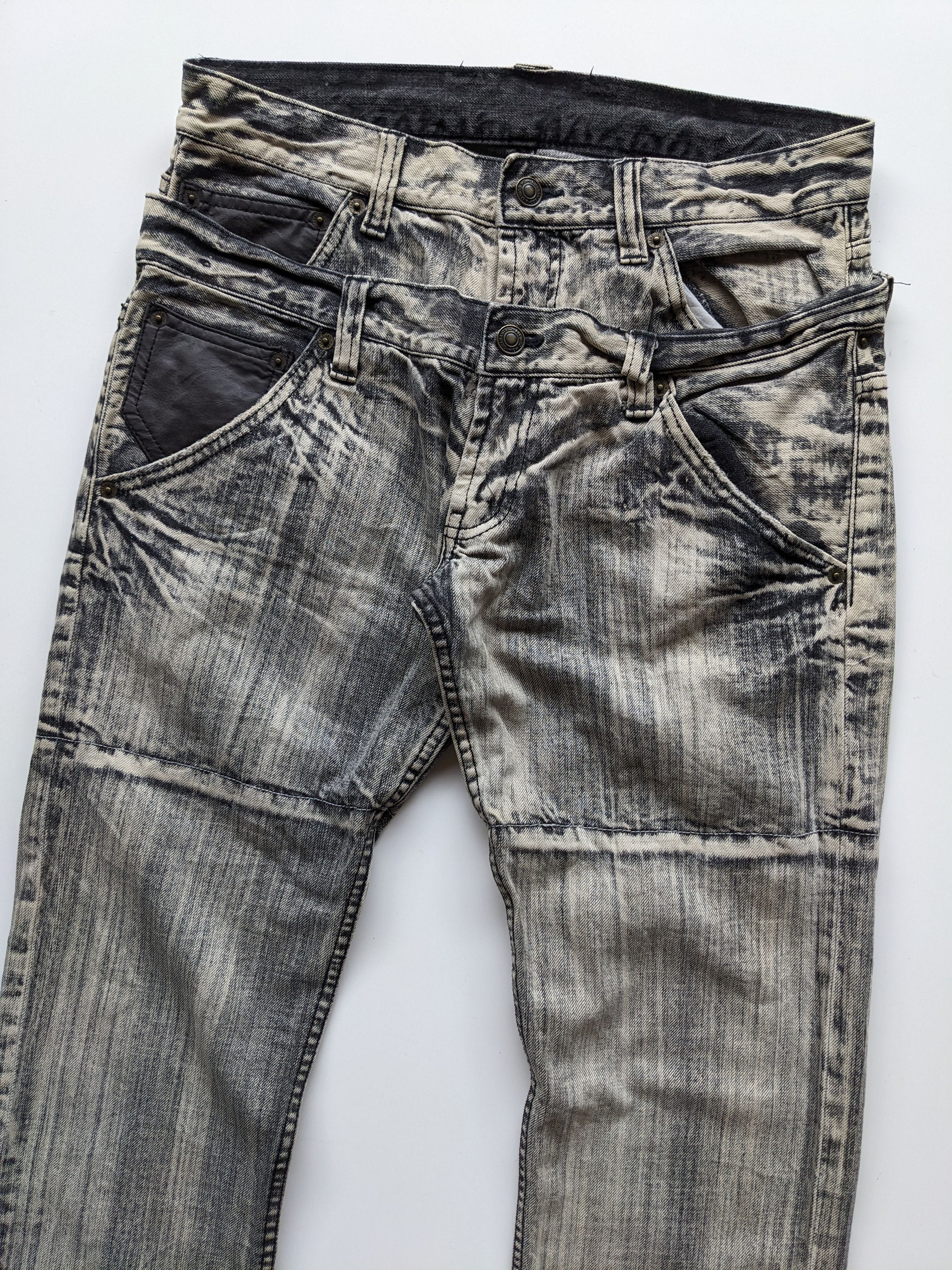 If Six Was Nine × Le Grande Bleu (L.G.B.) Japanese brand double waist acid wash Size US 32 / EU 48 - 1 Thumbnail