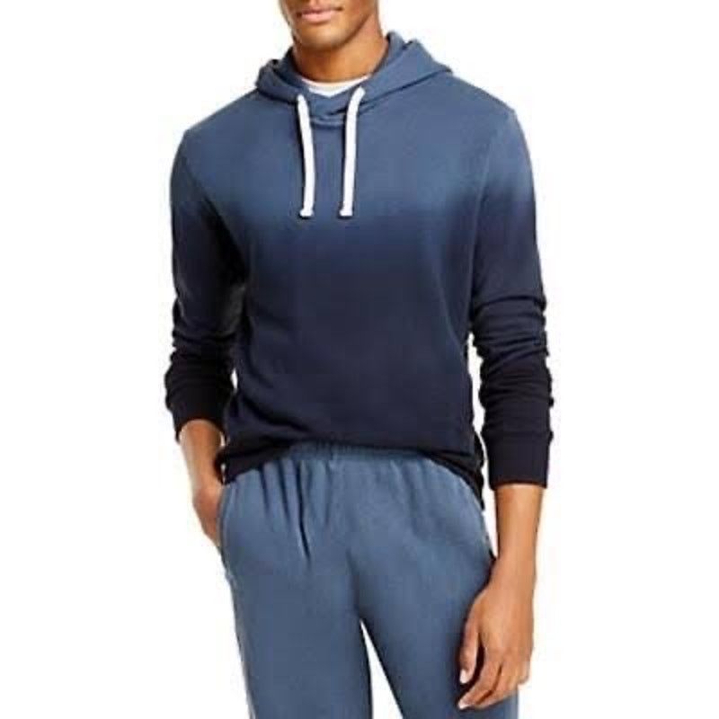 MONROW $143 New Monrow Men’s Blue Steel Ombré Terry Hoodie - Small Size US S / EU 44-46 / 1 - 1 Thumbnail