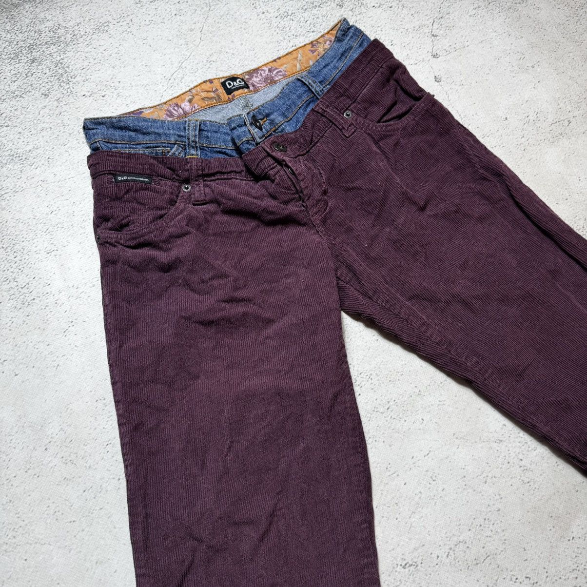 Dolce & Gabbana vintage velvet horts dolce gabbana double waist Size 26" / US 2 / IT 38 - 2 Thumbnail