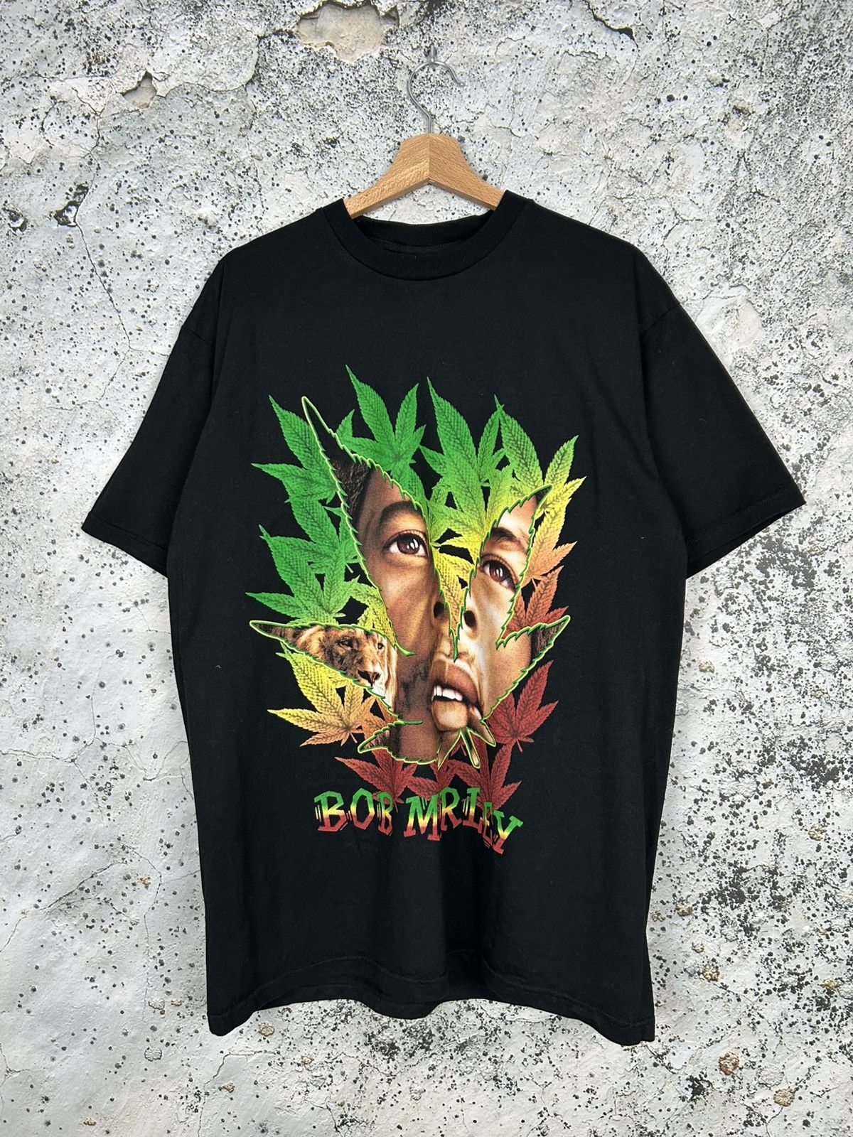 Band Tees Vintage Bob Marley Band Tee Reggae 90s Made in USA Graphic Size US XL / EU 56 / 4 - 1 Thumbnail
