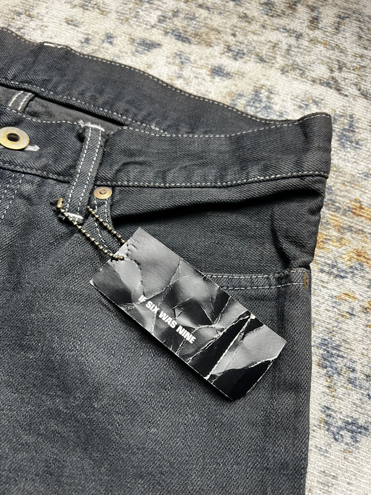 If Six Was Nine If Six Was Nine Mud Max Flared Distressed Denim Size US 29 - 6 Thumbnail