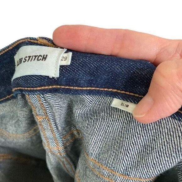 Taylor Stitch Taylor Stitch The Slim Jean In 3 Month Rinse Selvege Mens 29 Size US 29 - 11 Thumbnail