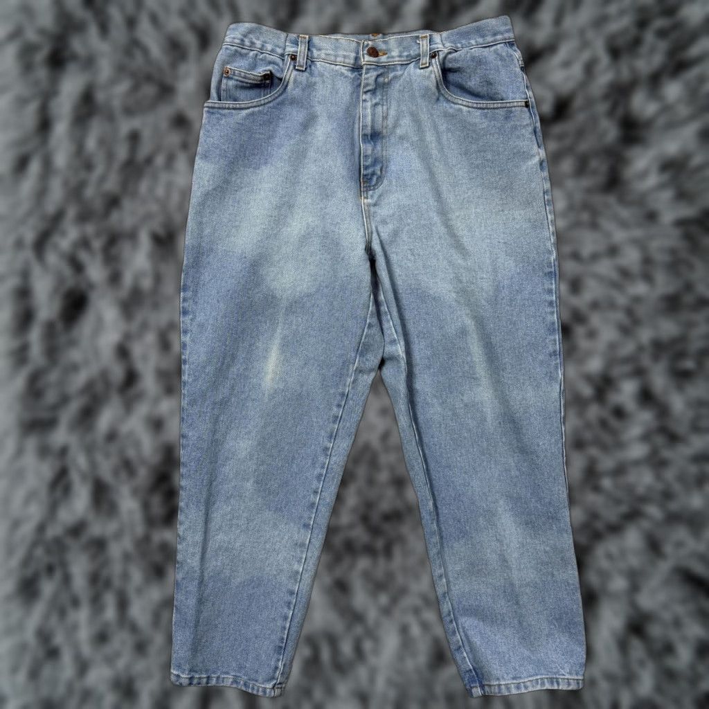Bill Blass VINTAGE Bill Blass Jeans Womens 14P 32x25 Blue High Rise Relaxed Mom Denim Size 36" / US 14 / IT 50 - 1 Thumbnail