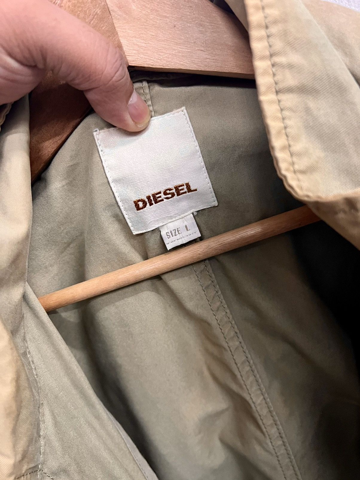 Diesel Vintage Diesel Project78 Military Hoodie Jacket Size US L / EU 52-54 / 3 - 12 Thumbnail