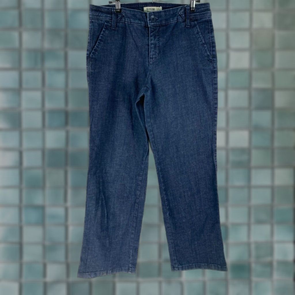 Vintage Jeanstar Women Jeans - Denim Straight High Rise 32x30 Blue 8 Regular Size 30" / US 8 / IT 44 - 1 Thumbnail